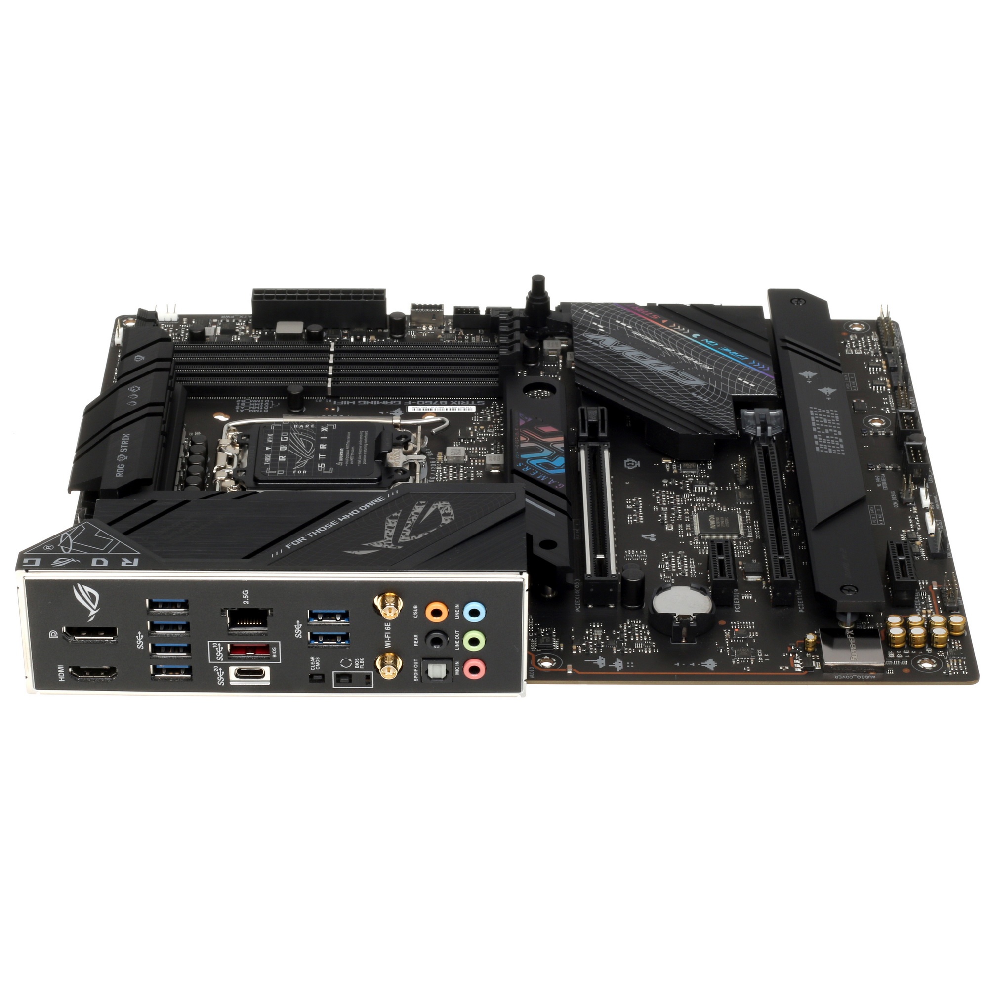 Материнская плата ASUS ROG STRIX B760-F GAMING WIFI, LGA 1700, Intel B760, 4xDDR5, 4xSATA, 3xM.2, 1x