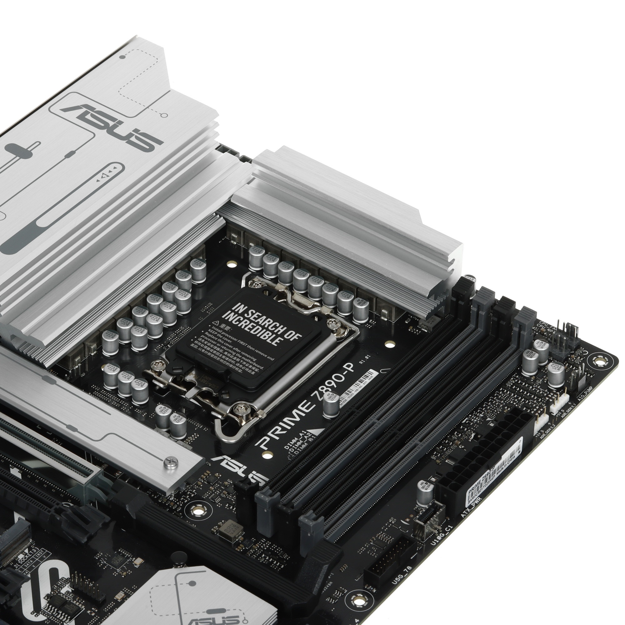 Материнская плата ASUS PRIME Z890-P, LGA 1851, Intel Z890, 4xDDR5, 4xSATA, 4xM.2, 1xPCIe 5.0 x16, 2x