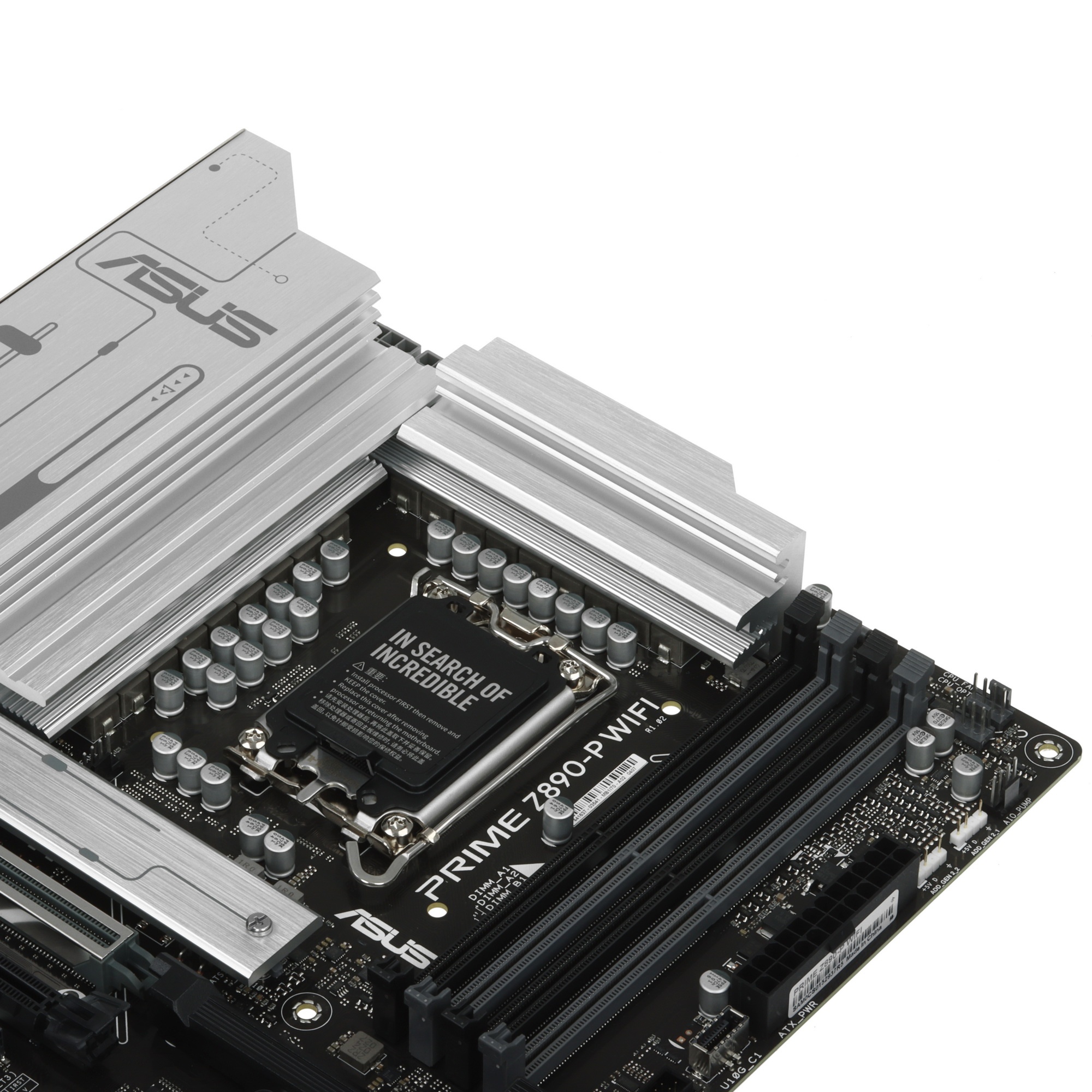 Материнская плата ASUS PRIME Z890-P WIFI, LGA 1851, Intel Z890, 4xDDR5, 4xSATA, 4xM.2, 1xPCIe 5.0 x1