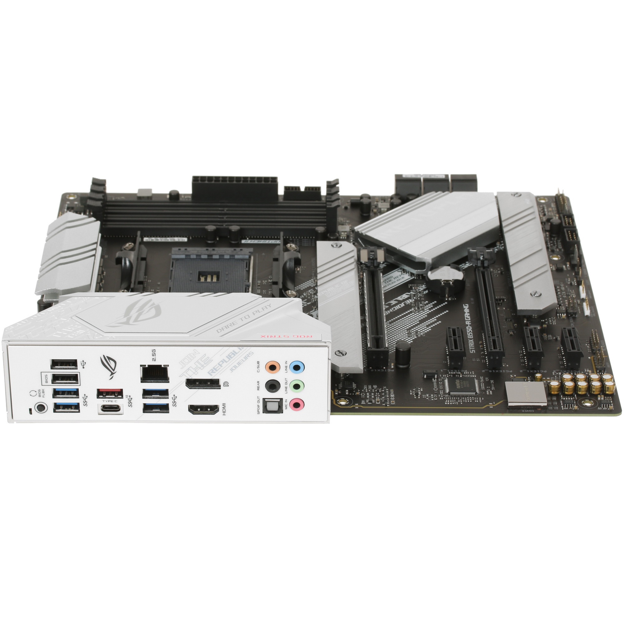 Материнская плата ASUS ROG STRIX B550-A GAMING, AM4, AMD B550, 4xDDR4, 6xSATA, 2xM.2, 1xPCI-E 4.0 x1