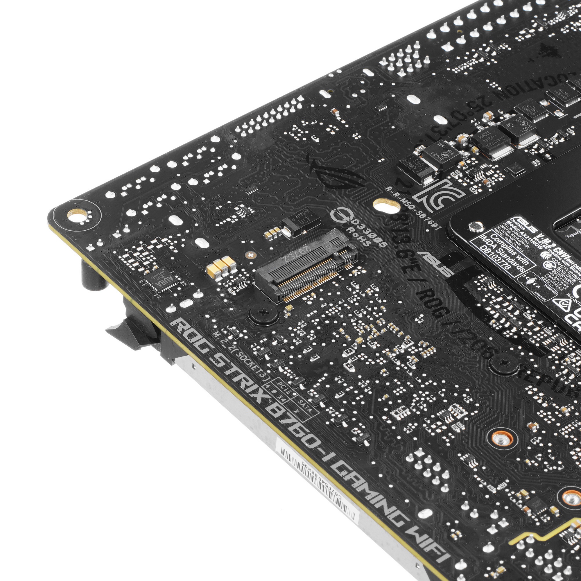 Материнская плата ASUS ROG STRIX B760-I GAMING WIFI, LGA 1700, Intel B760, 2xDDR5, 4xSATA, 2xM.2, 1x