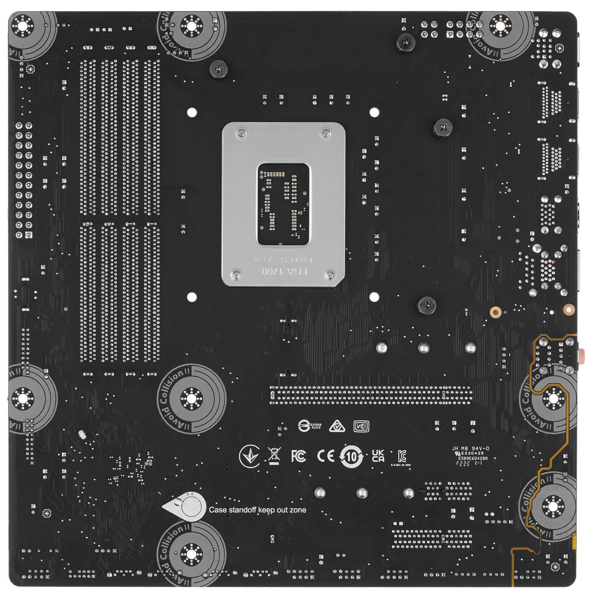 Материнская плата MSI PRO B760M-A DDR4 II Soc-1700 Intel B760 4xDDR4 mATX AC`97 8ch(7.1) 2.5Gg+HDMI+