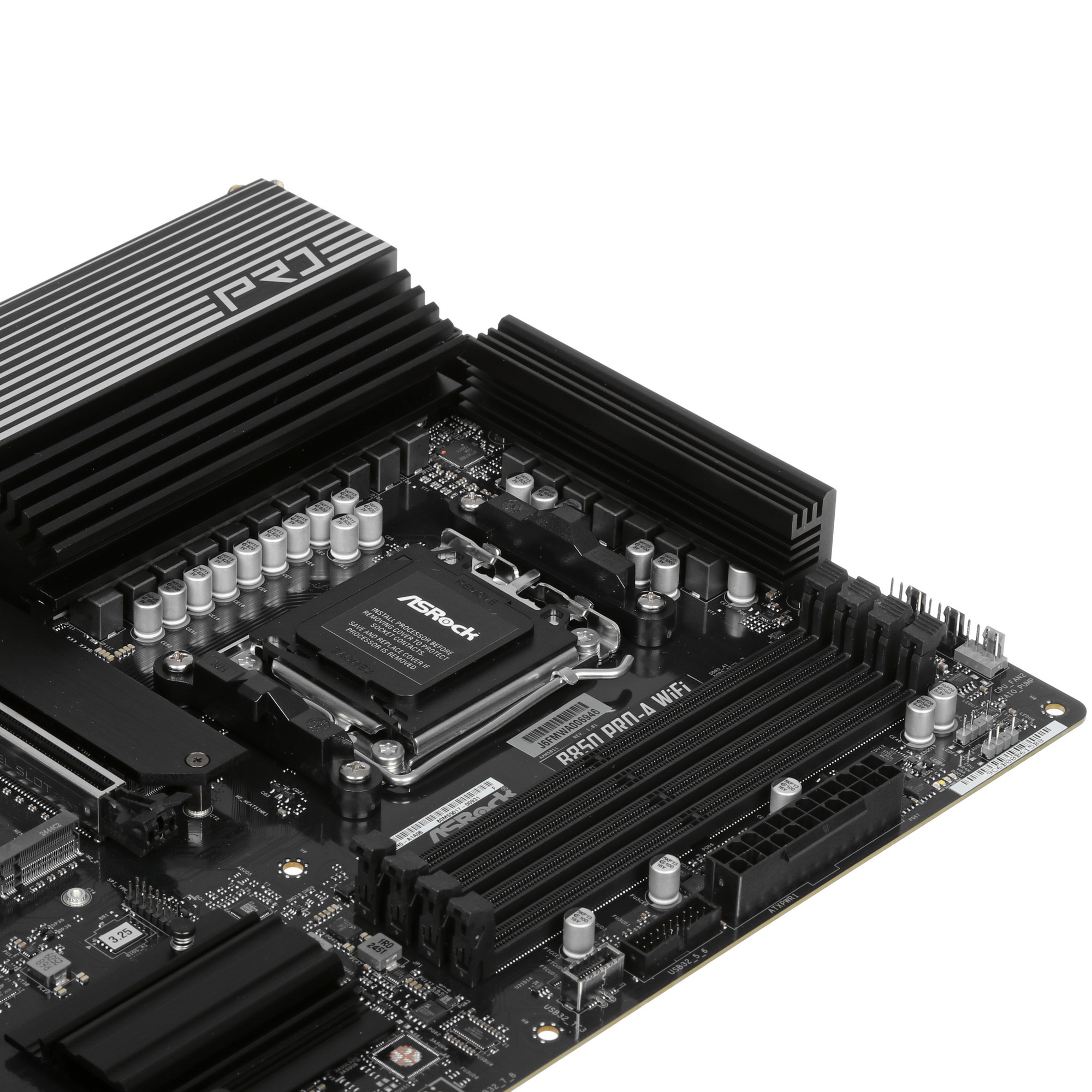 Материнская плата ASROCK B850 PRO-A WIFI, AM5, B850, 4*DDR5, 4*SATA, 4*M.2, 6*USB 2.0, 4*USB 3.2, 2*
