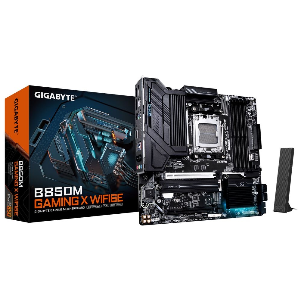 Материнская плата Gigabyte Badpack B850M GAMING X WIFI6E, Socket AM5, AMD B850, 4xDDR5-5200, HDMI+DP