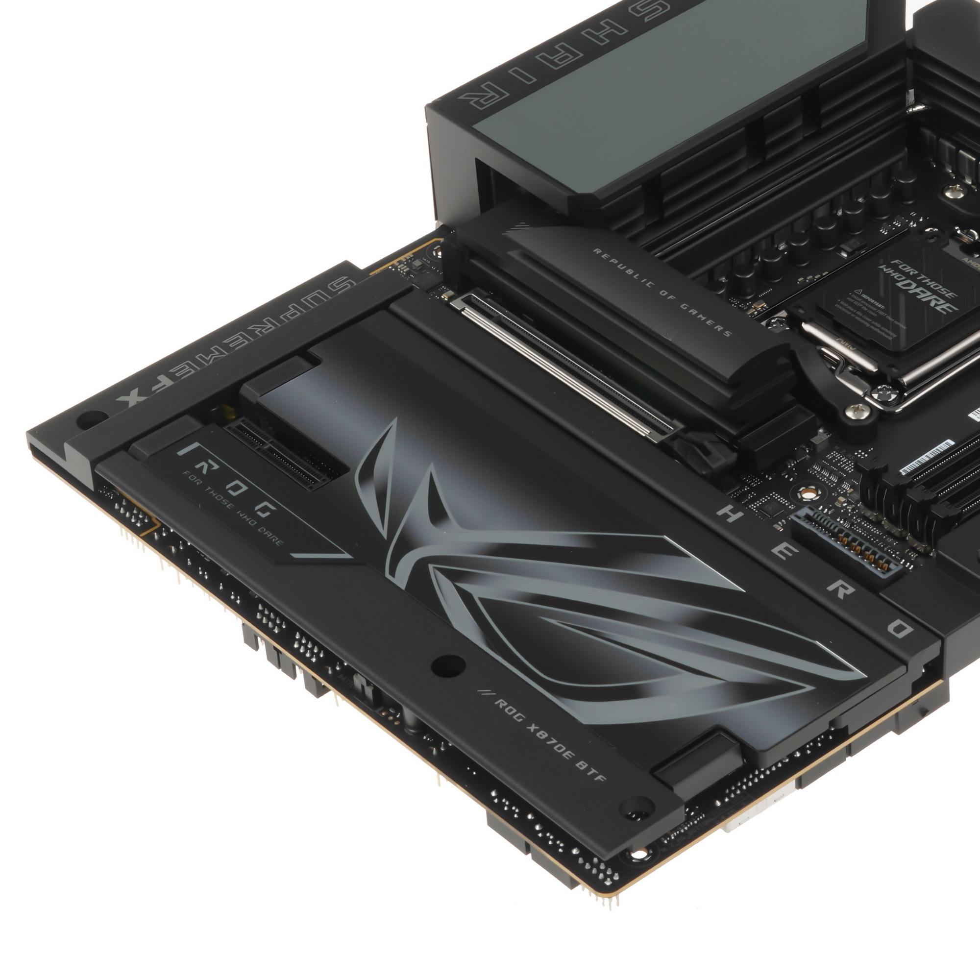 Материнская плата ASUS ROG CROSSHAIR X870E HERO BTF AM5 ATX 4xDDR5 PCIEx16 PCIEx4 5xM.2 4xUSB-C HDMI