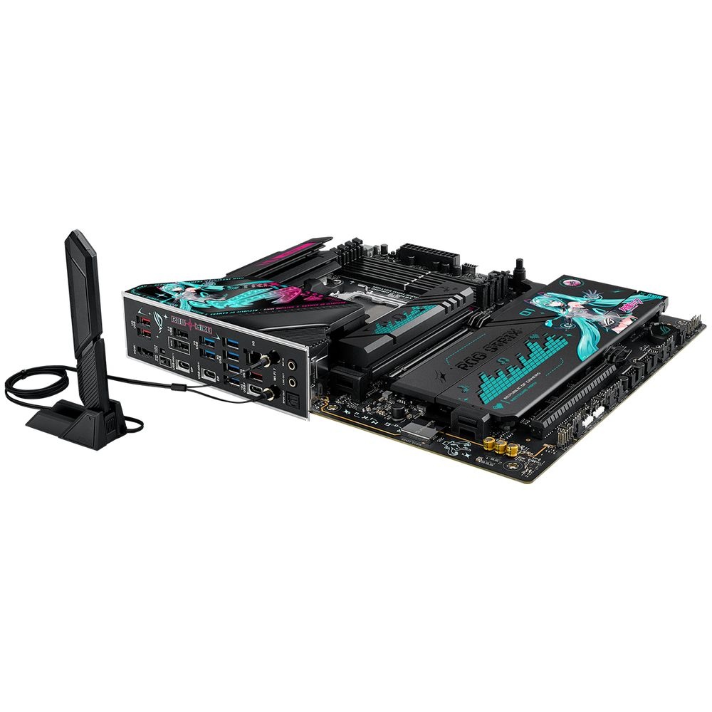 Материнская плата ASUS ROG STRIX X870E-H GAMING MIKU AM5 ATX 4xDDR5 2xPCIEx16 4xM.2 3xUSB-C HDMI 5GL