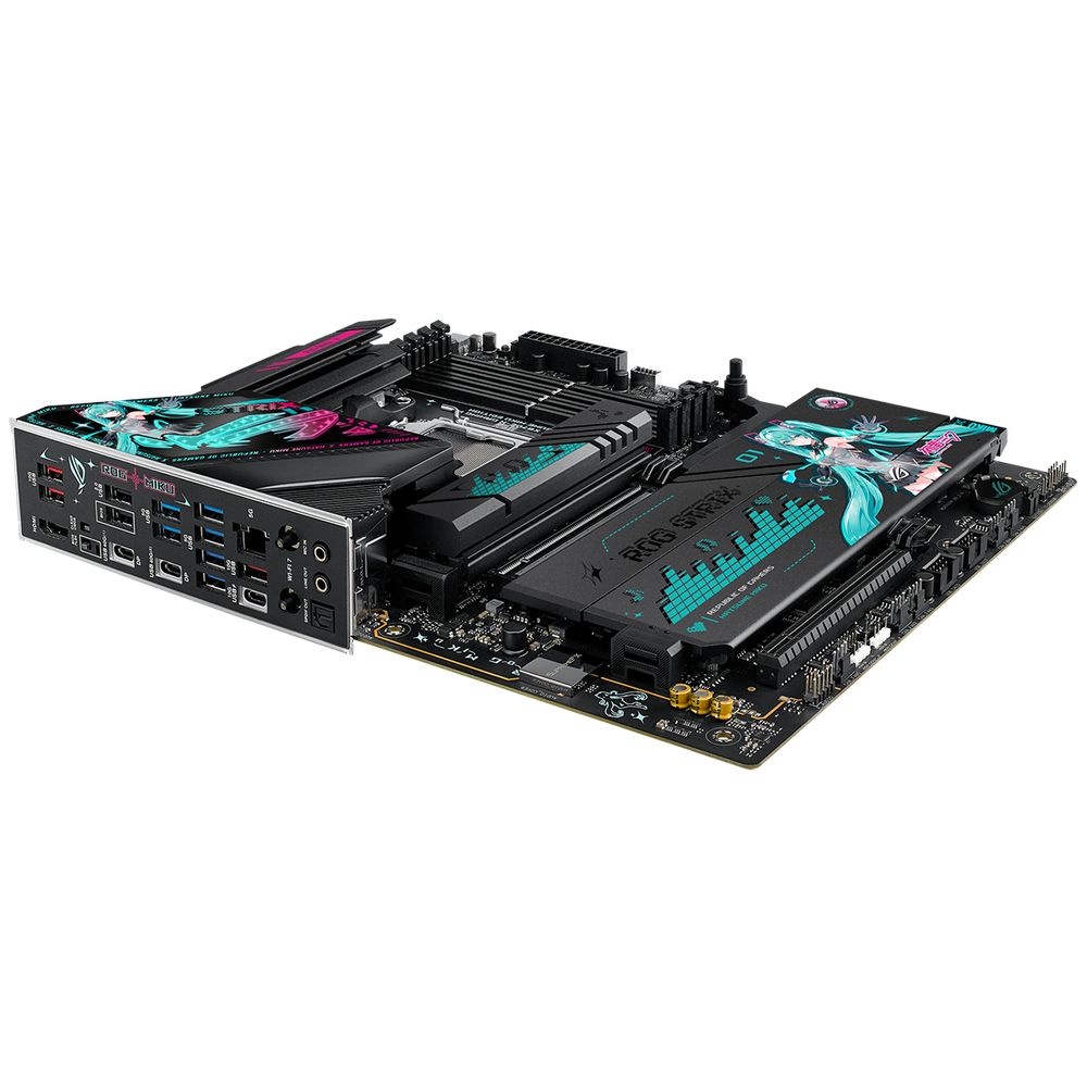 Материнская плата ASUS ROG STRIX X870E-H GAMING MIKU AM5 ATX 4xDDR5 2xPCIEx16 4xM.2 3xUSB-C HDMI 5GL