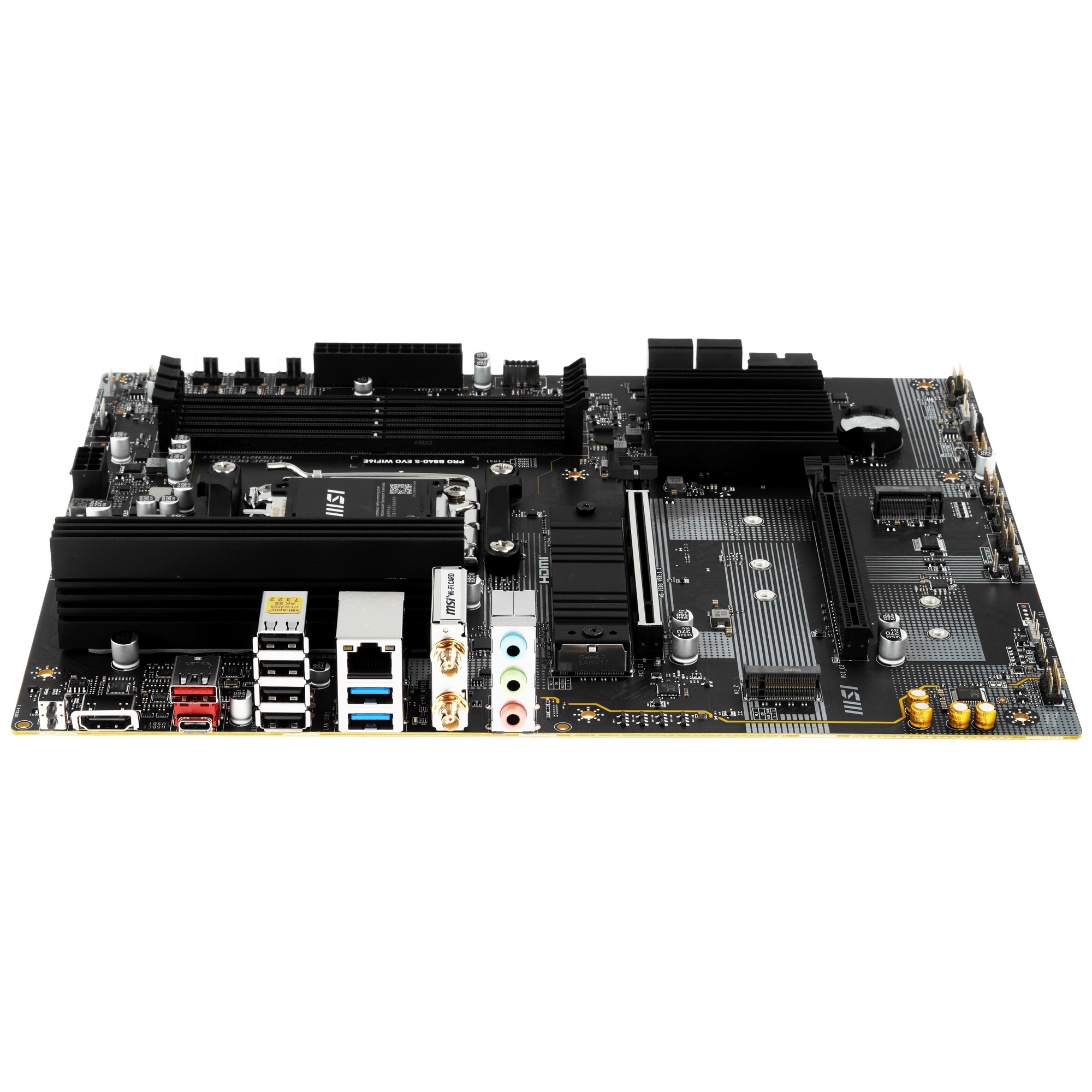 Материнская плата MSI PRO B840-S EVO WIFI6E Socket AM5 AMD B840 4xDDR5 ATX AC`97 8ch(7.1) 2.5Gg RAID