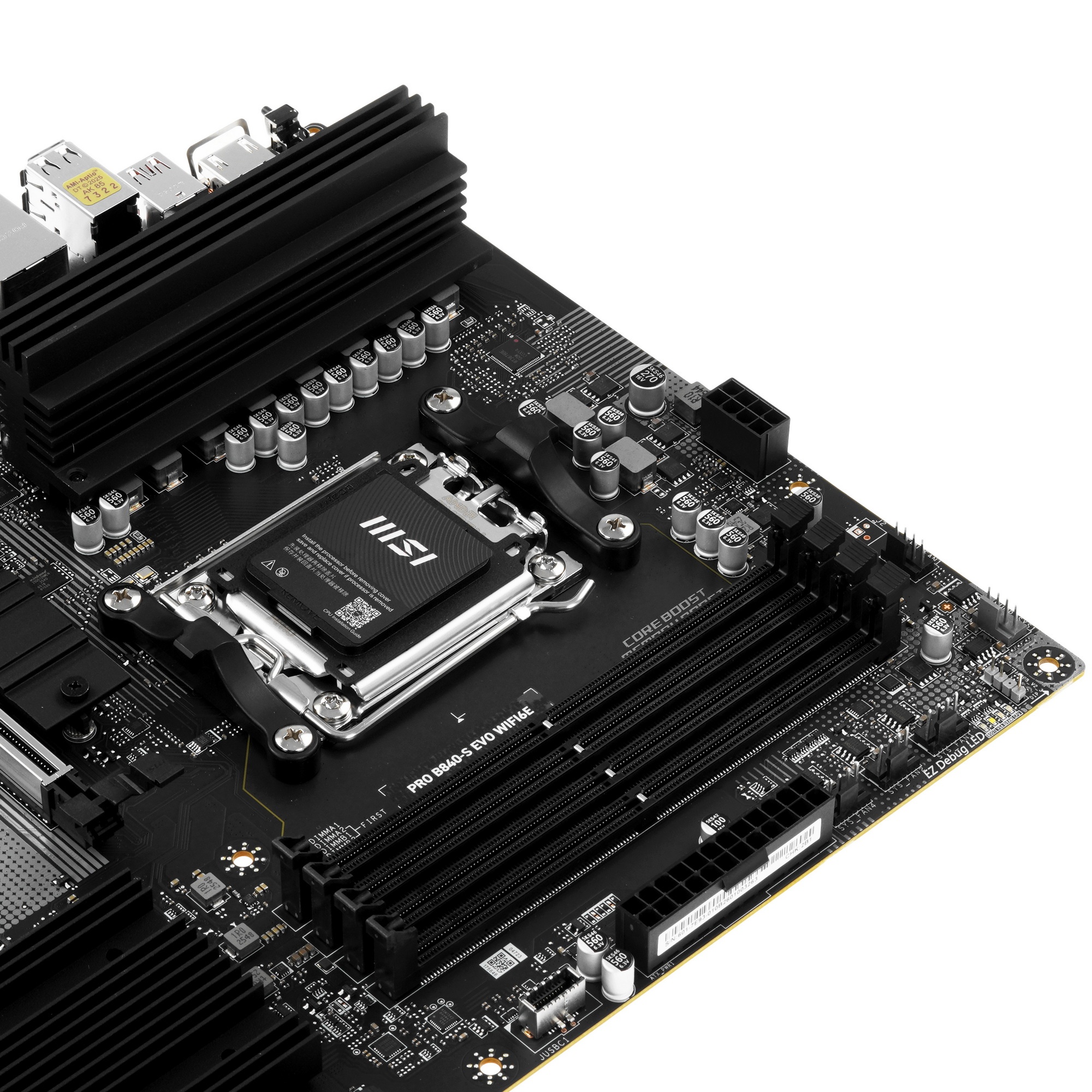 Материнская плата MSI PRO B840-S EVO WIFI6E Socket AM5 AMD B840 4xDDR5 ATX AC`97 8ch(7.1) 2.5Gg RAID