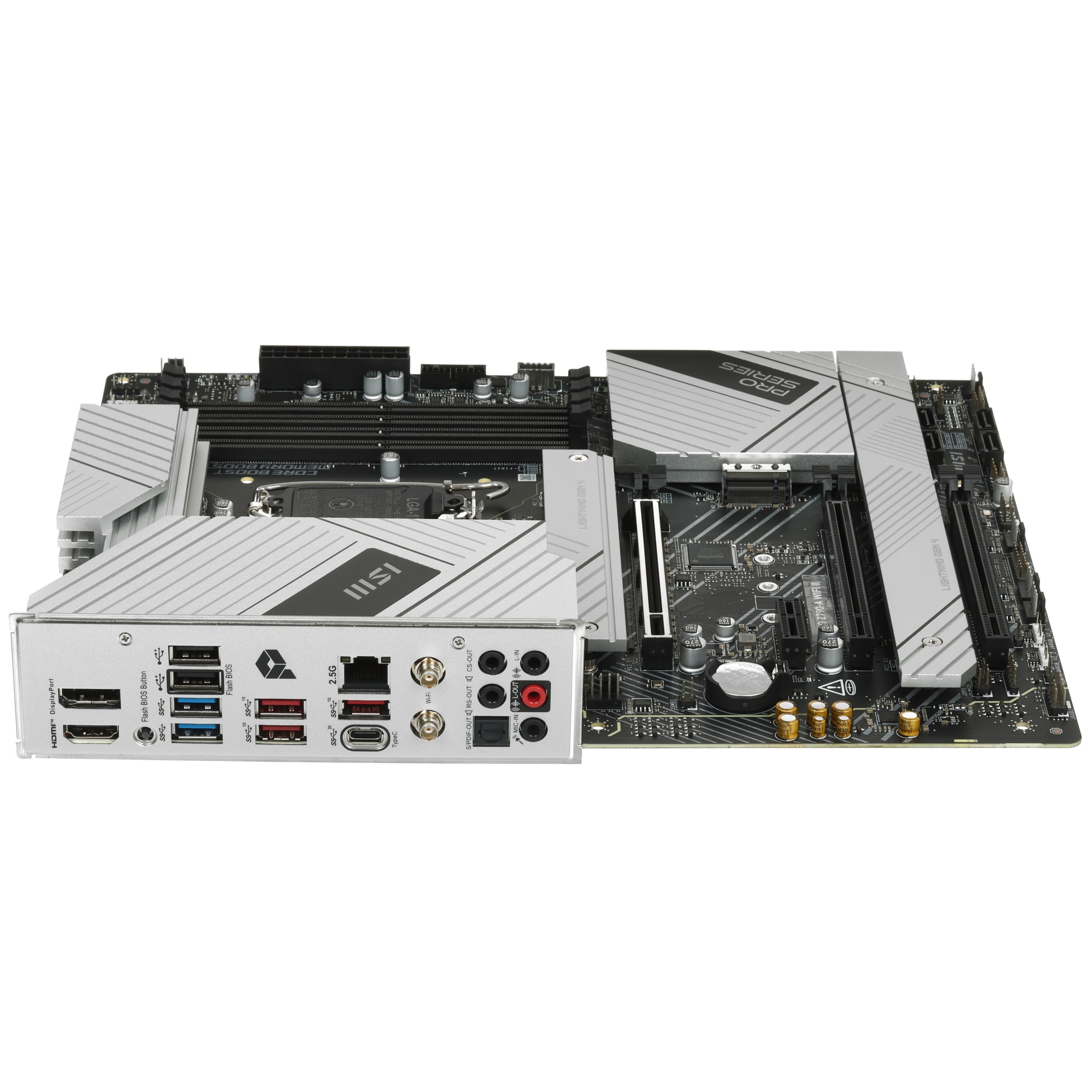 Материнская плата MSI PRO Z790-A WIFI II Soc-1700 Intel Z790 4xDDR5 ATX AC`97 8ch(7.1) 2.5Gg RAID+HD
