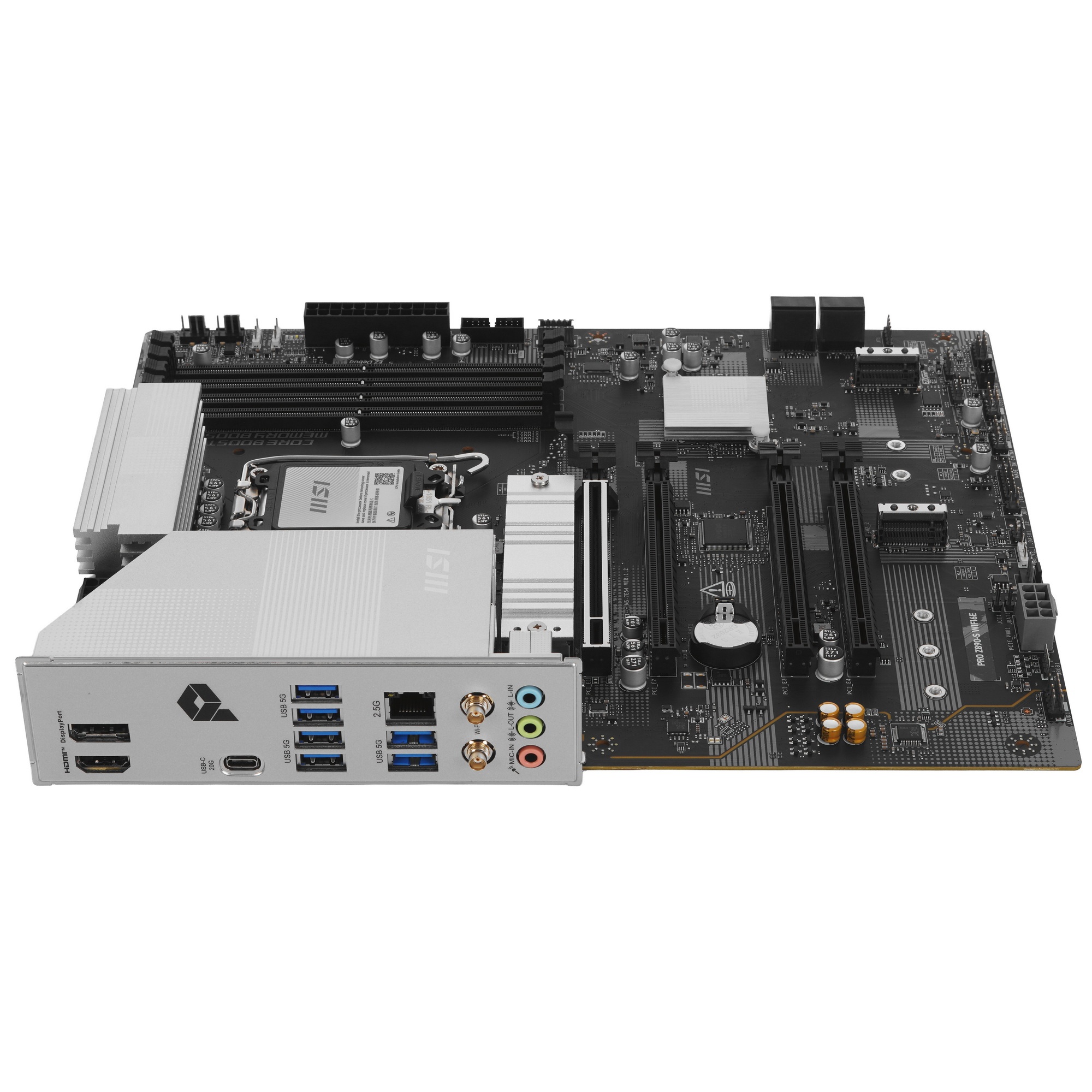 Материнская плата MSI PRO Z890-S WIFI6E Soc-1851 Intel Z890 4xDDR5 ATX AC`97 8ch(7.1) 2.5Gg RAID+HDM