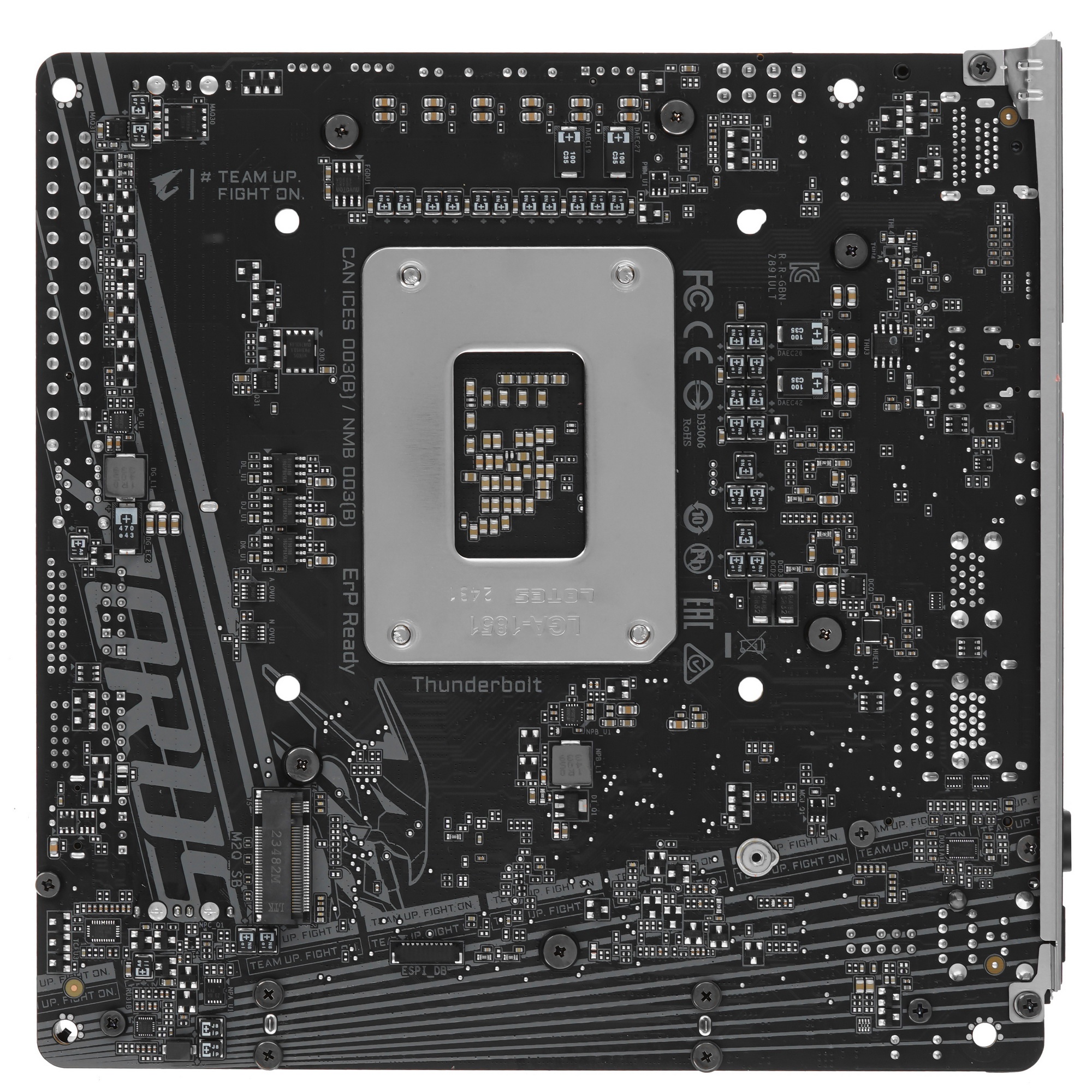 Материнская плата Gigabyte Z890I AORUS ULTRA, LGA 1851, Intel Z890, 2xDDR5, 2xSATA, 2xM.2, 1xPCIe 5.