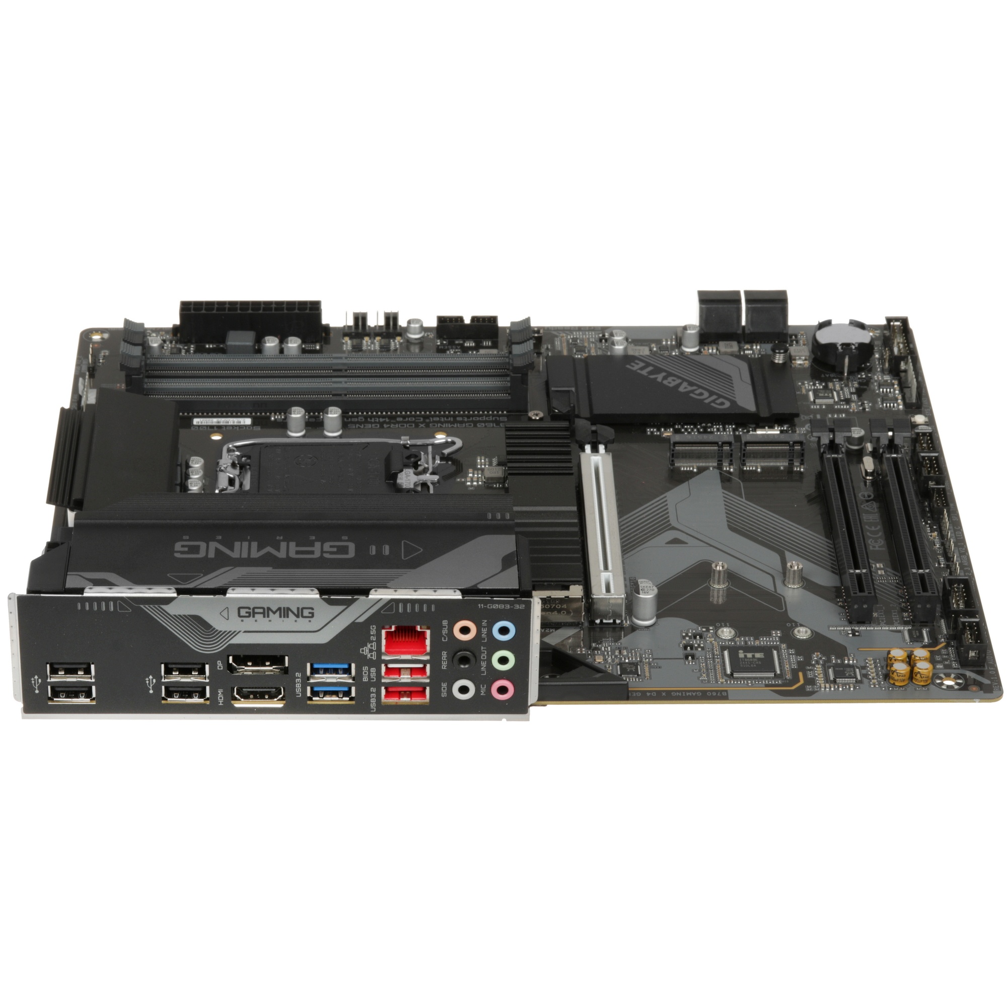 Материнская плата Gigabyte B760 GAMING X D4 GEN5 Soc-1700 Intel B760 4xDDR4 ATX AC`97 8ch(7.1) 2.5Gg