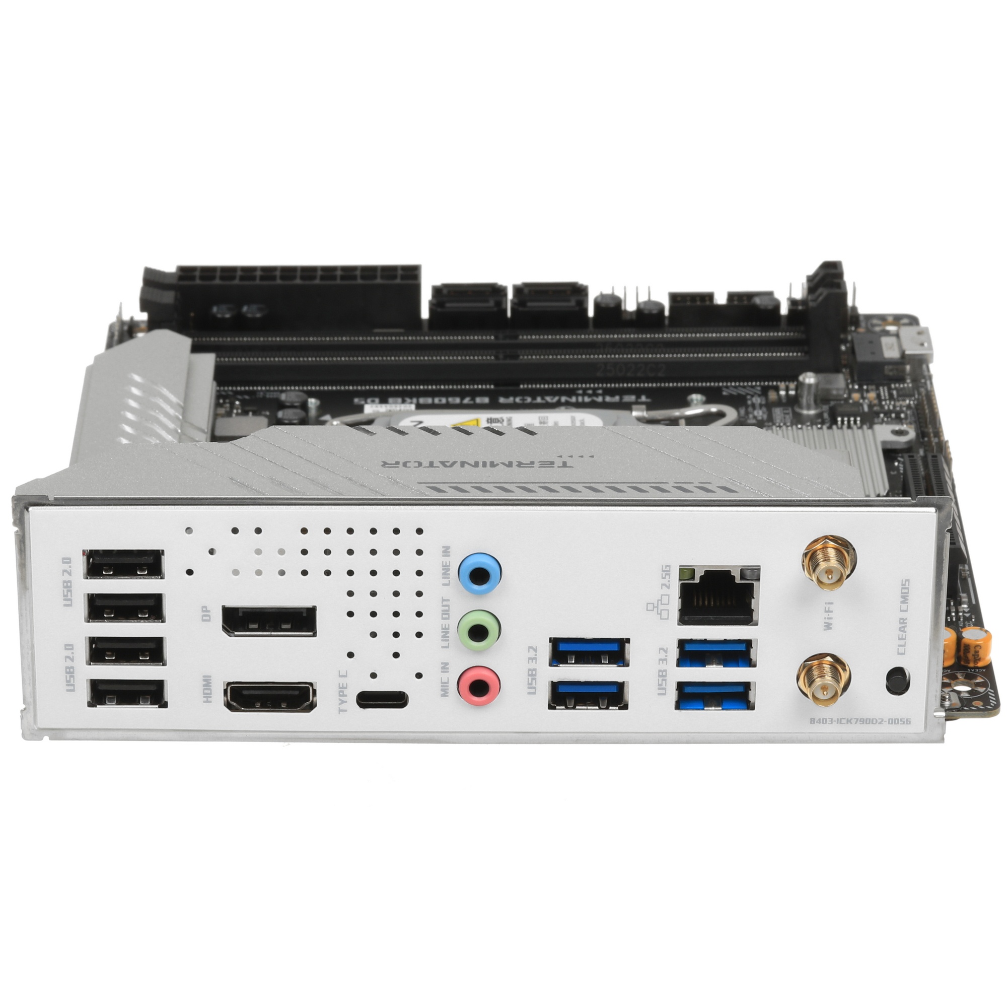 Материнская плата Maxsun MS-Terminator B760BKB D5 WIFI (Socket 1700, mATX, 2*DDR5(96Gb), DP/HDMI, 2*