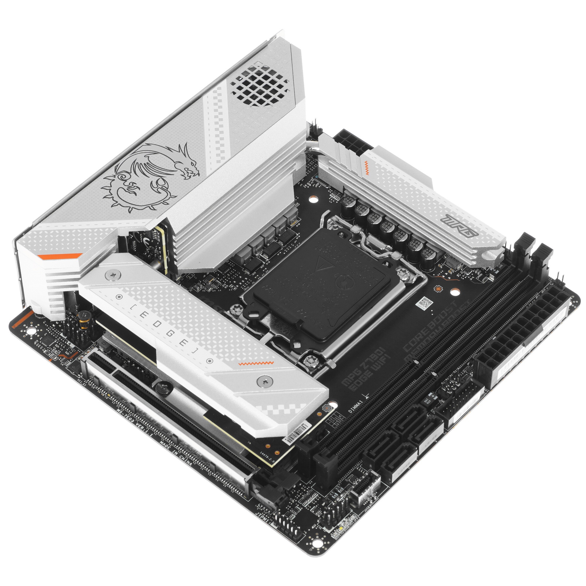 Материнская плата MSI MPG Z790I EDGE WIFI, LGA 1700,  Intel Z790, 2xDDR5, 4xSATA, 3xM.2, 1xPCIe 5.0