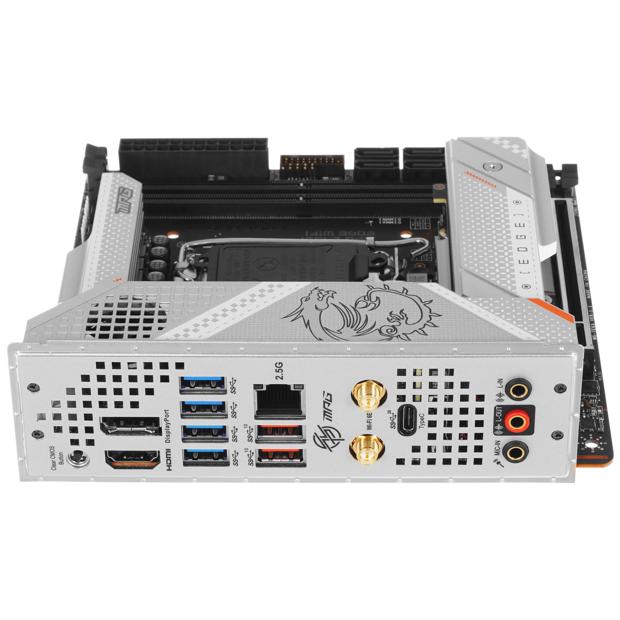 Материнская плата MSI MPG Z790I EDGE WIFI, LGA 1700,  Intel Z790, 2xDDR5, 4xSATA, 3xM.2, 1xPCIe 5.0
