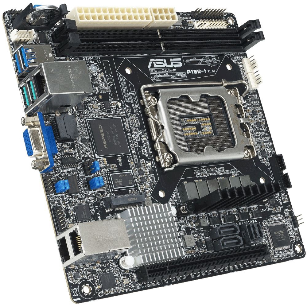Материнская плата ASUS P13R-I LGA1700 mini-ITX 2xDDR5 PCIEx16 M.2 VGA 2xGLAN