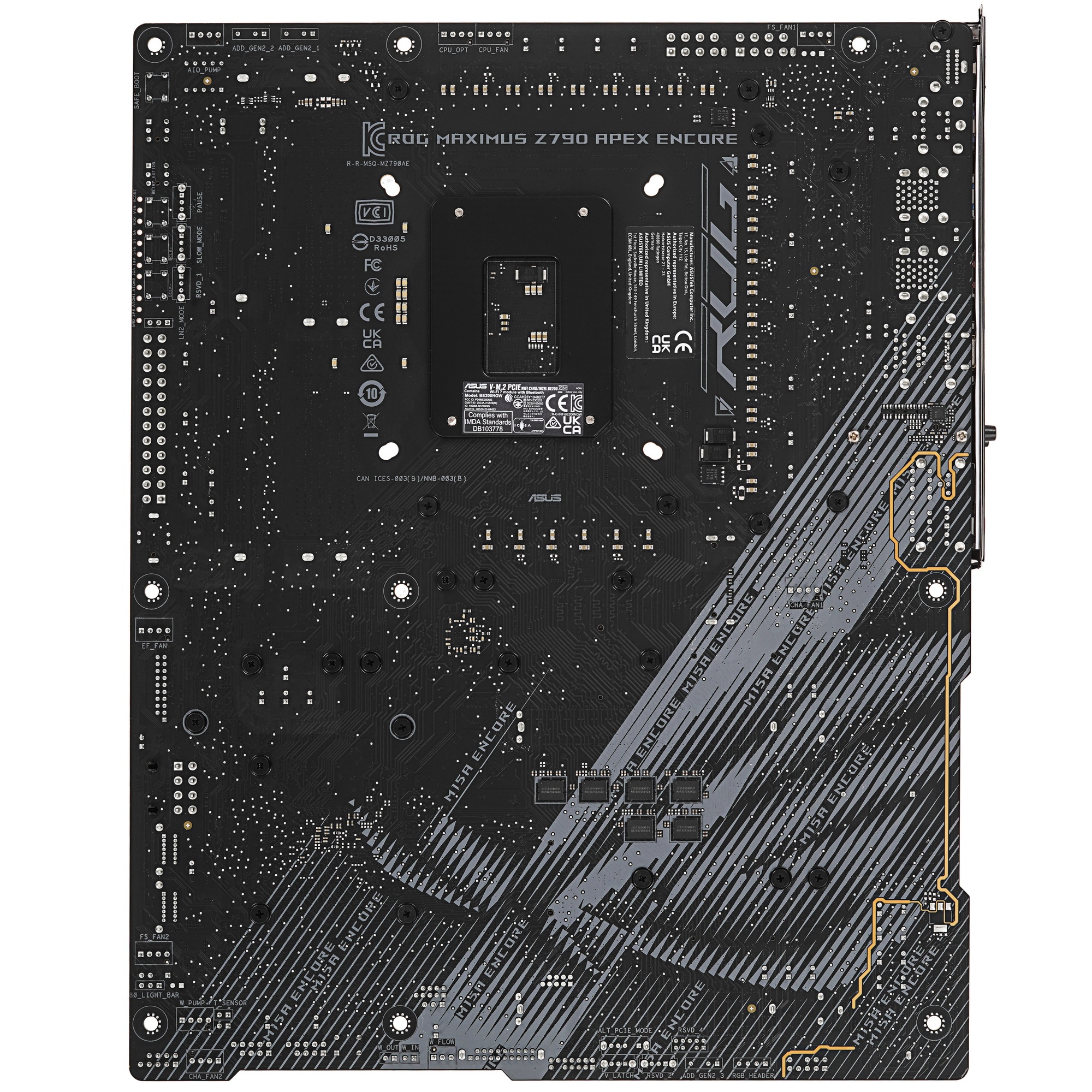 Материнская плата ASUS ROG MAXIMUS Z790 APEX ENCORE, LGA 1700, Intel Z790, 2xDDR5, 4xSATA, 3xM.2, 1x