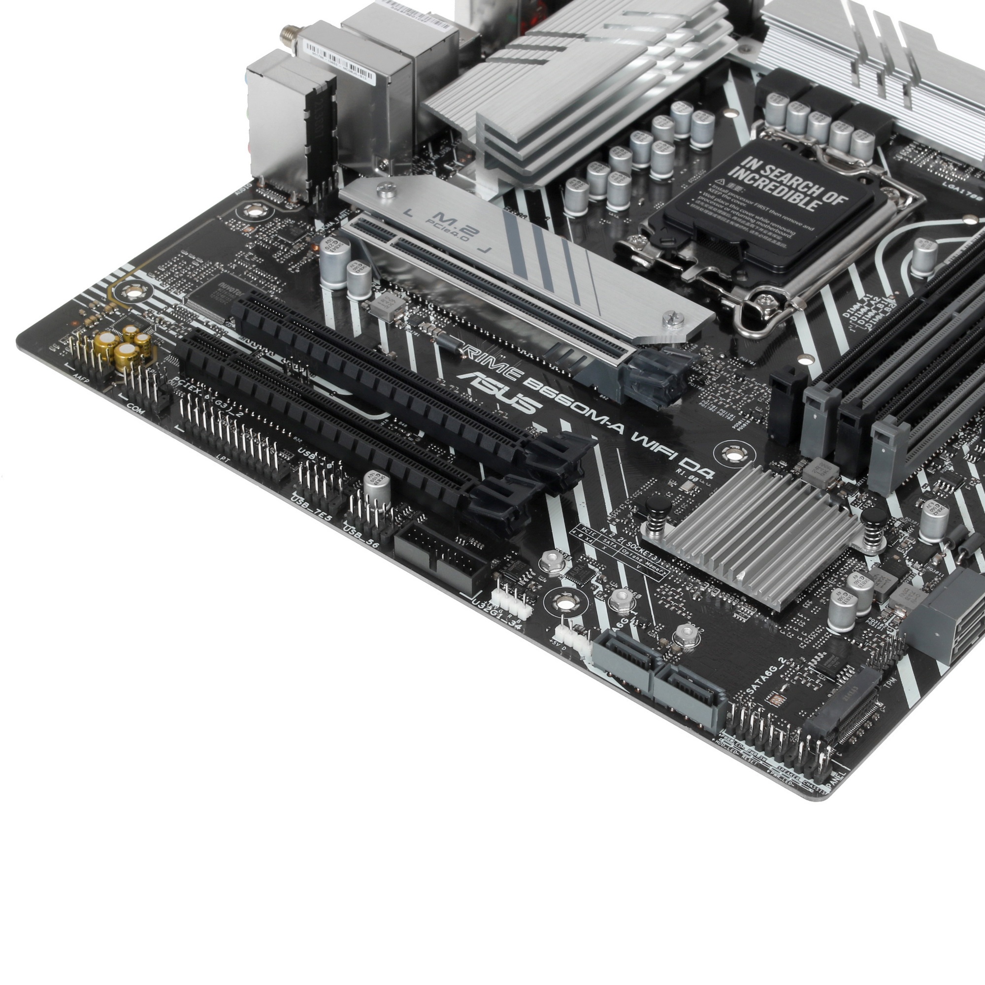 Материнская плата ASUS PRIME B660M-A WIFI D4, Socket LGA 1700, Intel B660, 4xDDR4, 4xSATA, 2xM.2, 1x
