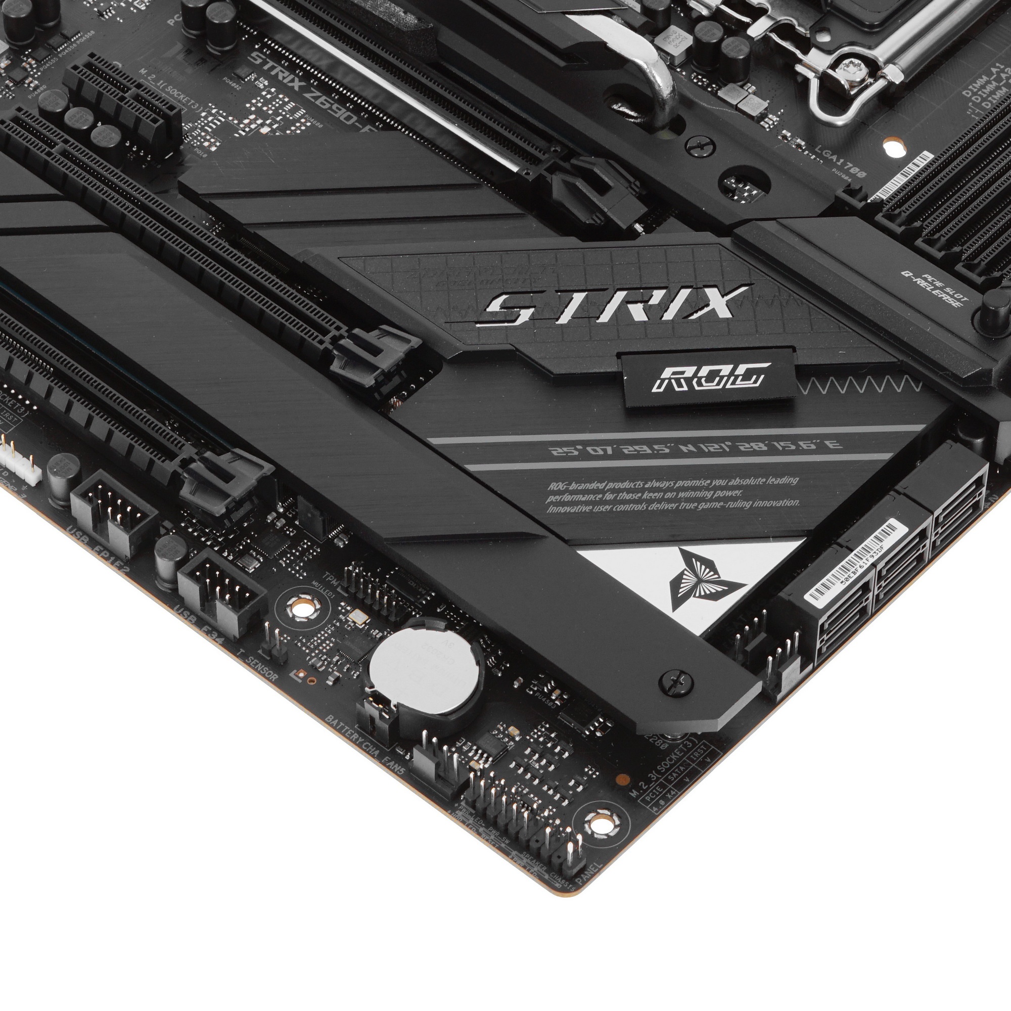 Материнская плата ASUS ROG STRIX Z690-E GAMING WIFI, LGA 1700, Intel Z690, 4xDDR5, 6xSATA, 3xM.2, 1x
