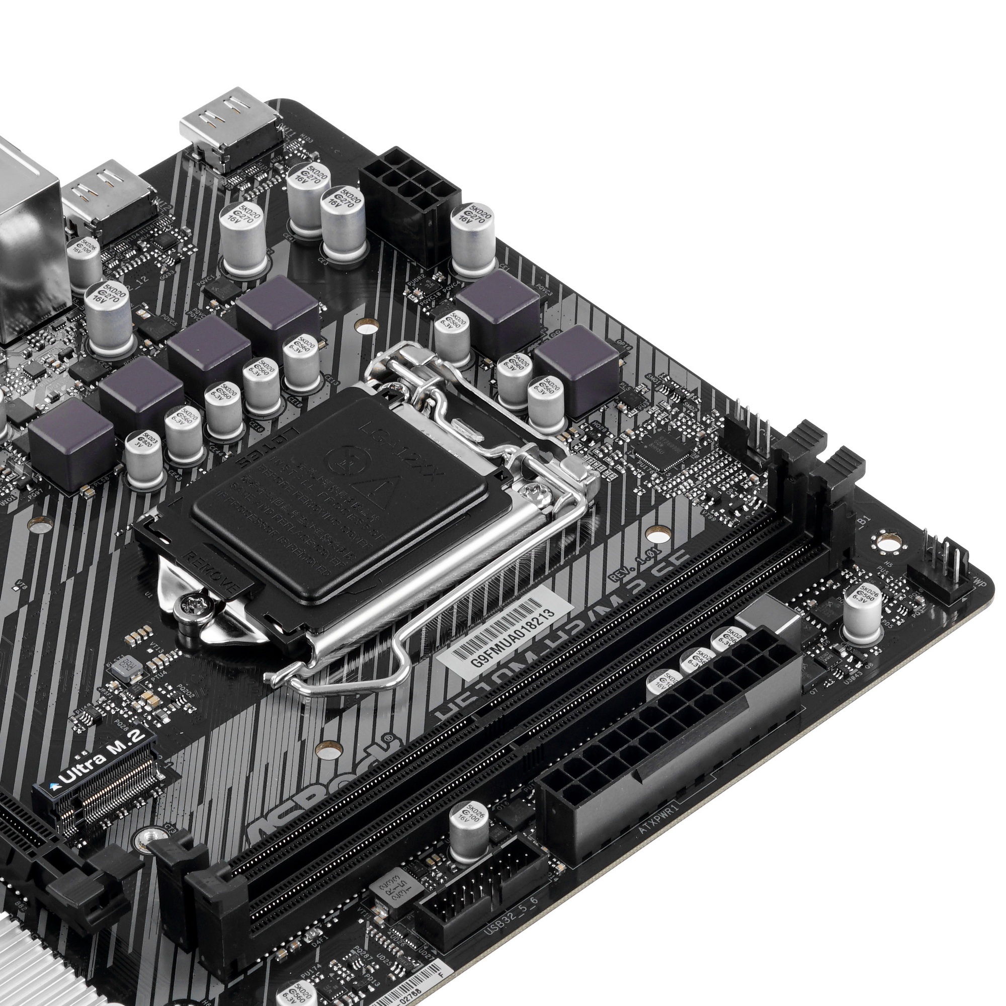 Материнская плата ASRock H510M-H2/M.2 SE, LGA 1200, Intel H470, 2xDDR4, 4xSATA, 1xM.2, 1xPCIe 4.0 x1