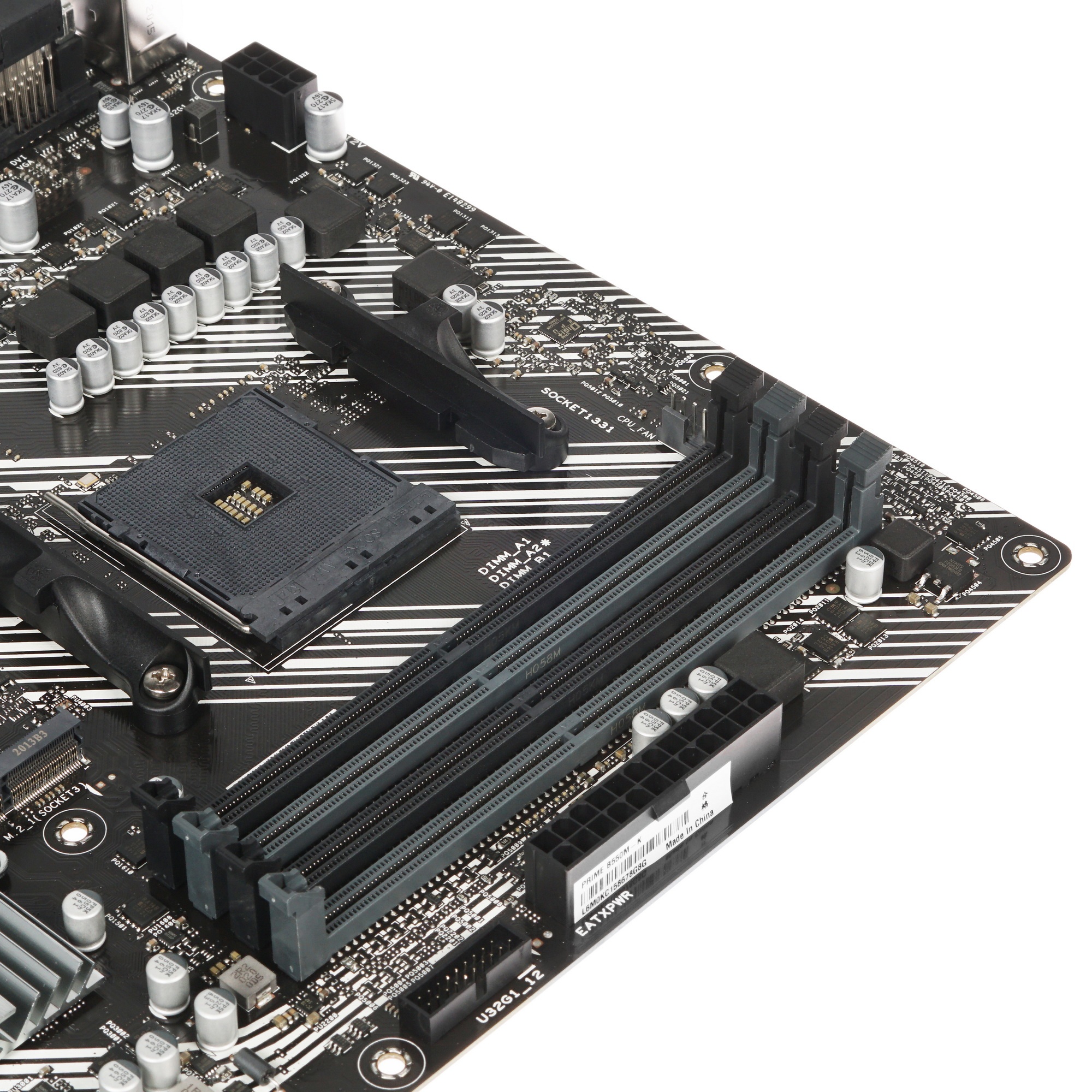Материнская плата ASUS PRIME B550M-K, AM4, AMD B550, 4xDDR4, 4xSATA, 2xM.2, 1xPCIe 4.0 x16, 2xPCIe x