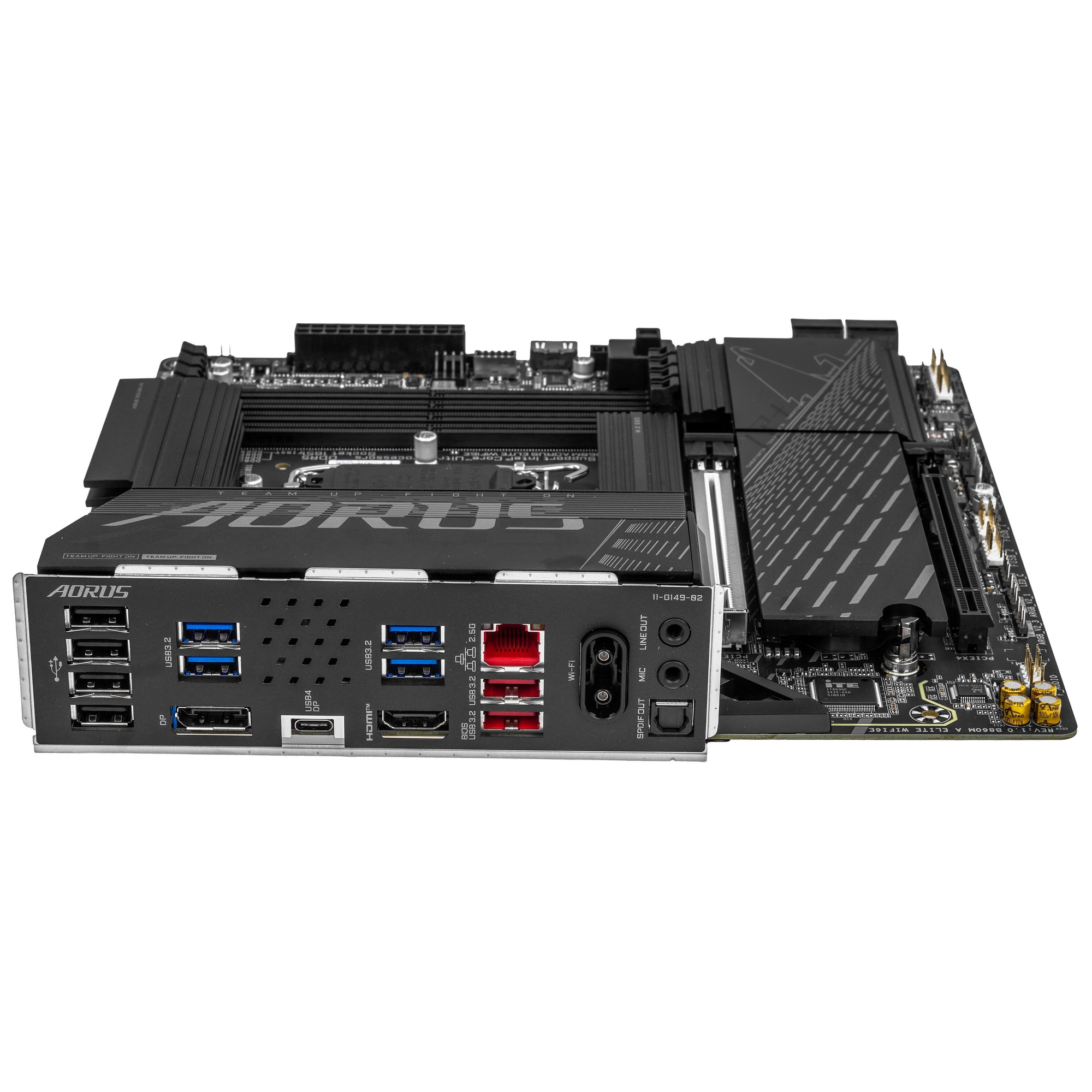 Материнская плата Gigabyte B860M AORUS ELITE WIFI6E, LGA 1851, Intel B860, 4xDDR5, 4xSATA, 3xM.2, 1x