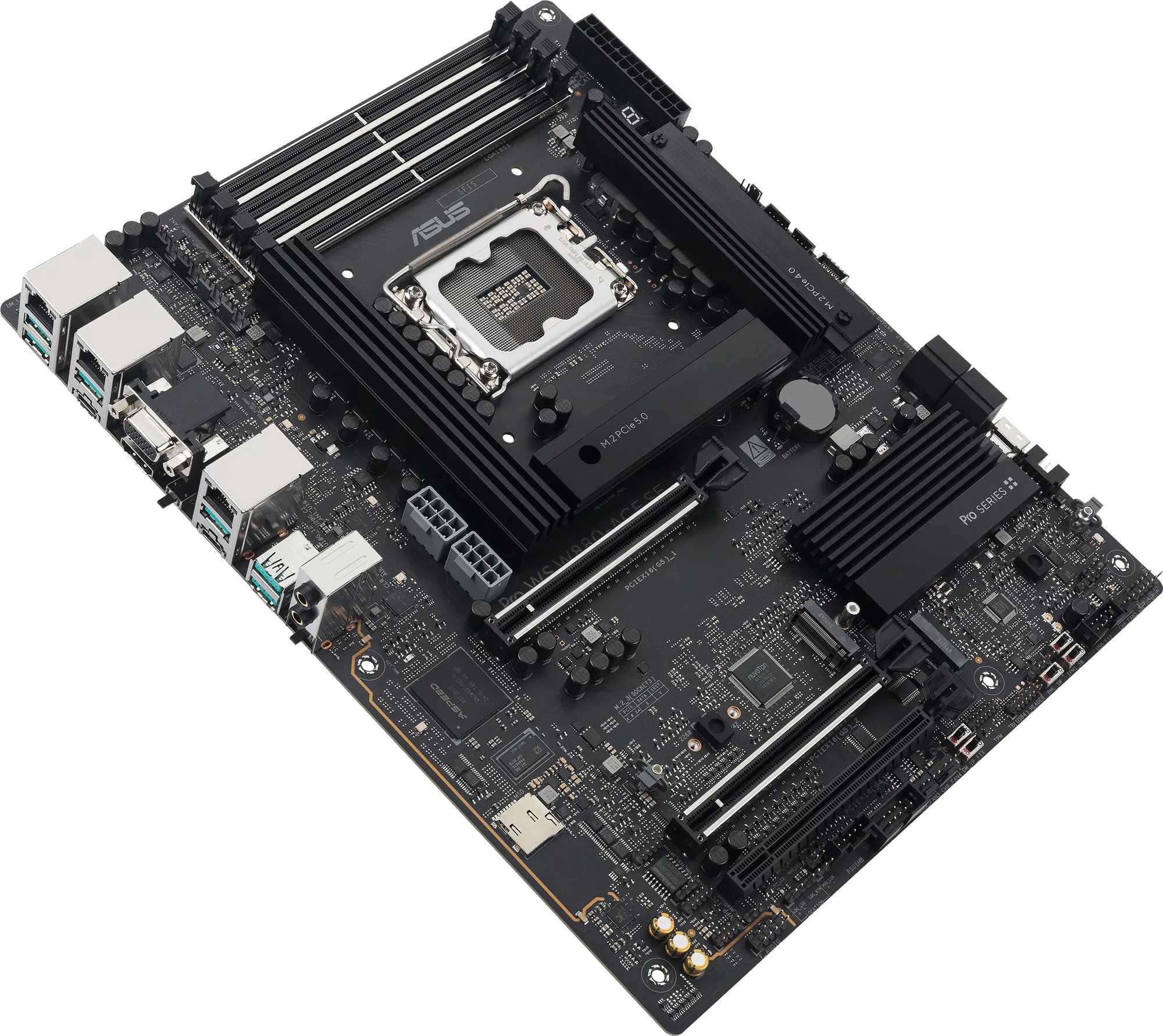 Материнская плата ASUS PRO WS W880-ACE SE LGA 1851 ATX 4xDDR5 3xPCIEx16 4xM.2 Thunderbolt USB-C HDMI