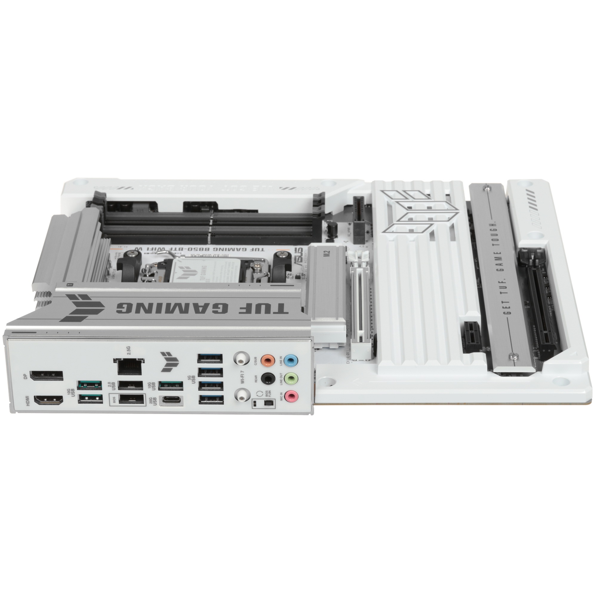 Материнская плата ASUS TUF GAMING B850-BTF WIFI W AM5 ATX 4xDDR5 2xPCIEx16 PCIEx1 3xM.2 USB-C DP HDM