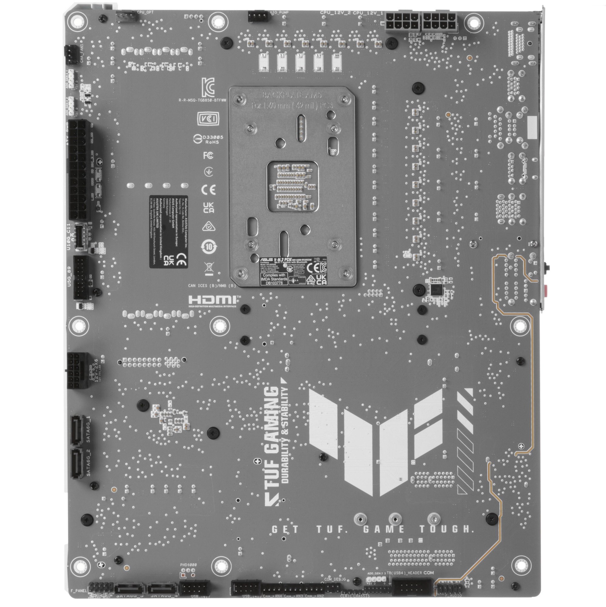 Материнская плата ASUS TUF GAMING B850-BTF WIFI W AM5 ATX 4xDDR5 2xPCIEx16 PCIEx1 3xM.2 USB-C DP HDM