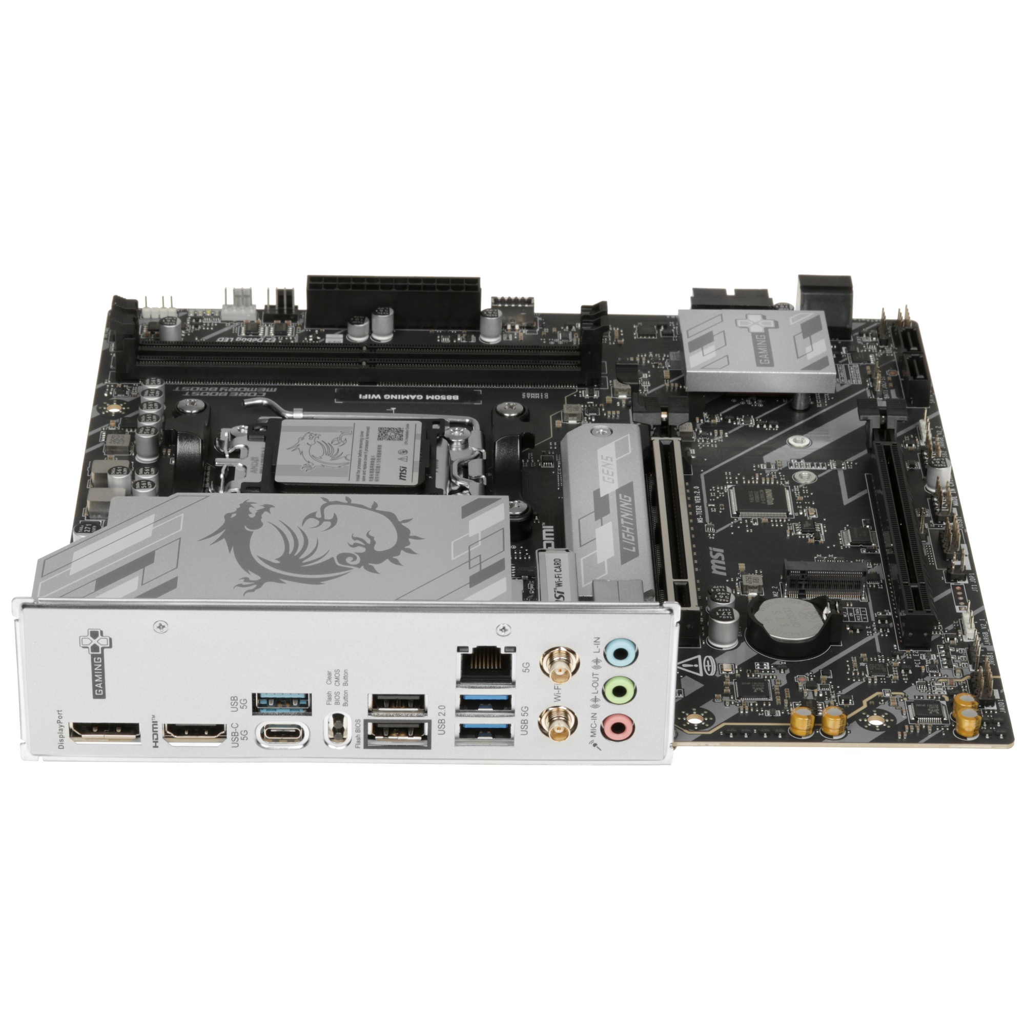 Материнская плата MSI B850M GAMING WIFI SocketAM5 AMD B850 2xDDR5 mATX AC`97 8ch(7.1) 2.5Gg RAID+HDM