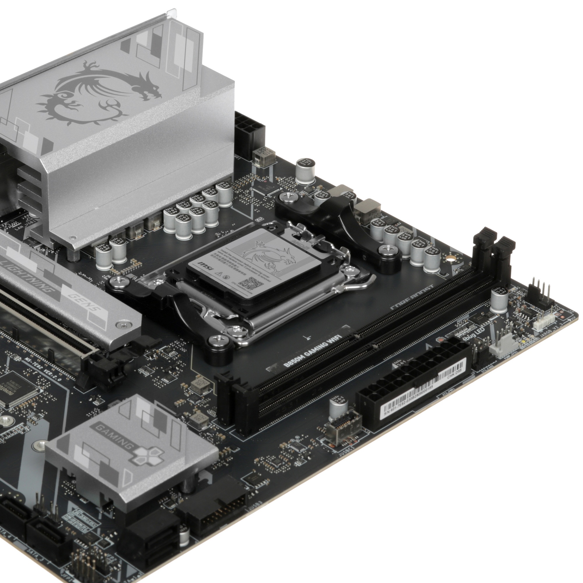 Материнская плата MSI B850M GAMING WIFI SocketAM5 AMD B850 2xDDR5 mATX AC`97 8ch(7.1) 2.5Gg RAID+HDM