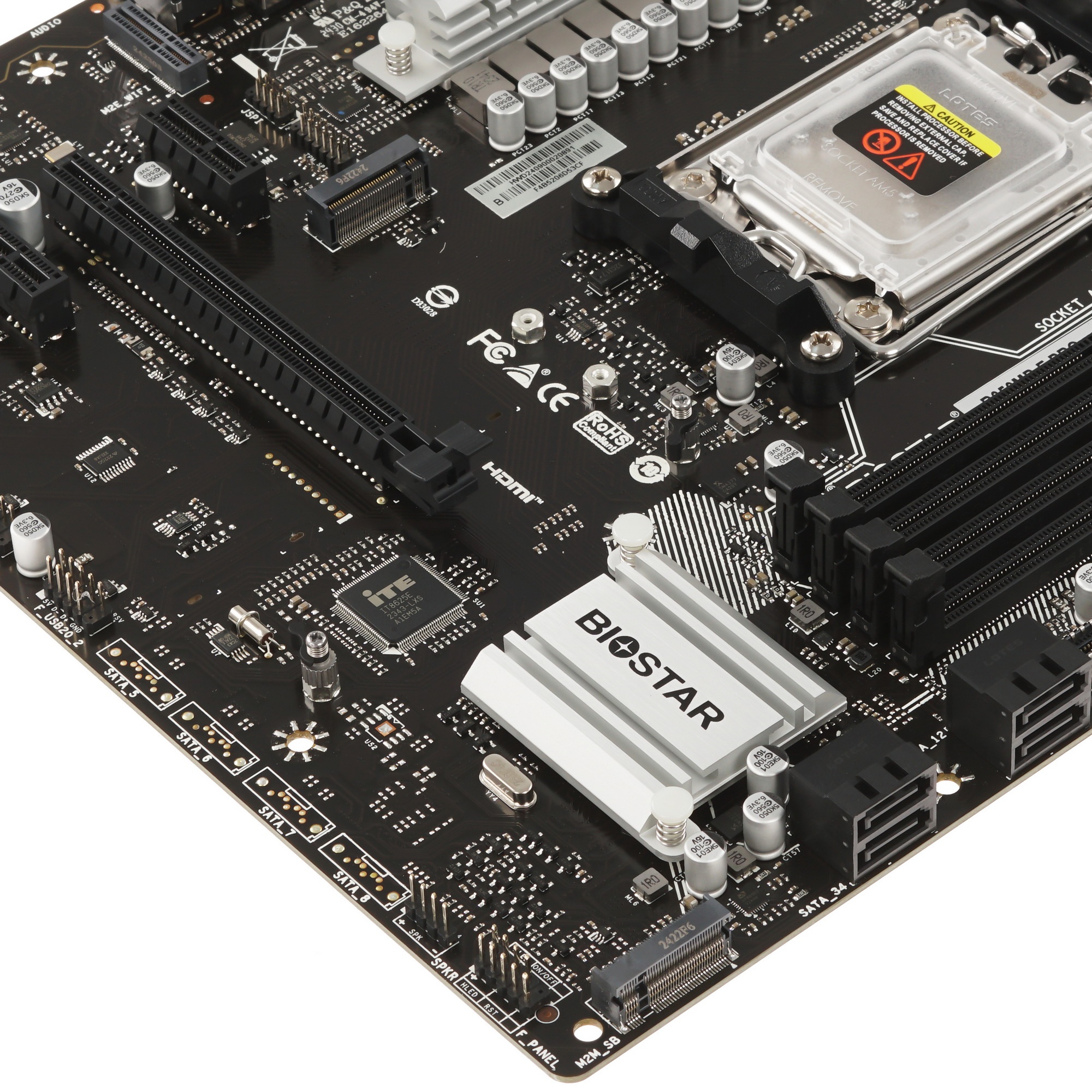 Материнская плата Biostar B650MP-E PRO, AM5, AMD B650, 4xDDR5, 4xSATA, 2xM.2, 1xPCI-E 4.0 x16, 3xPCI