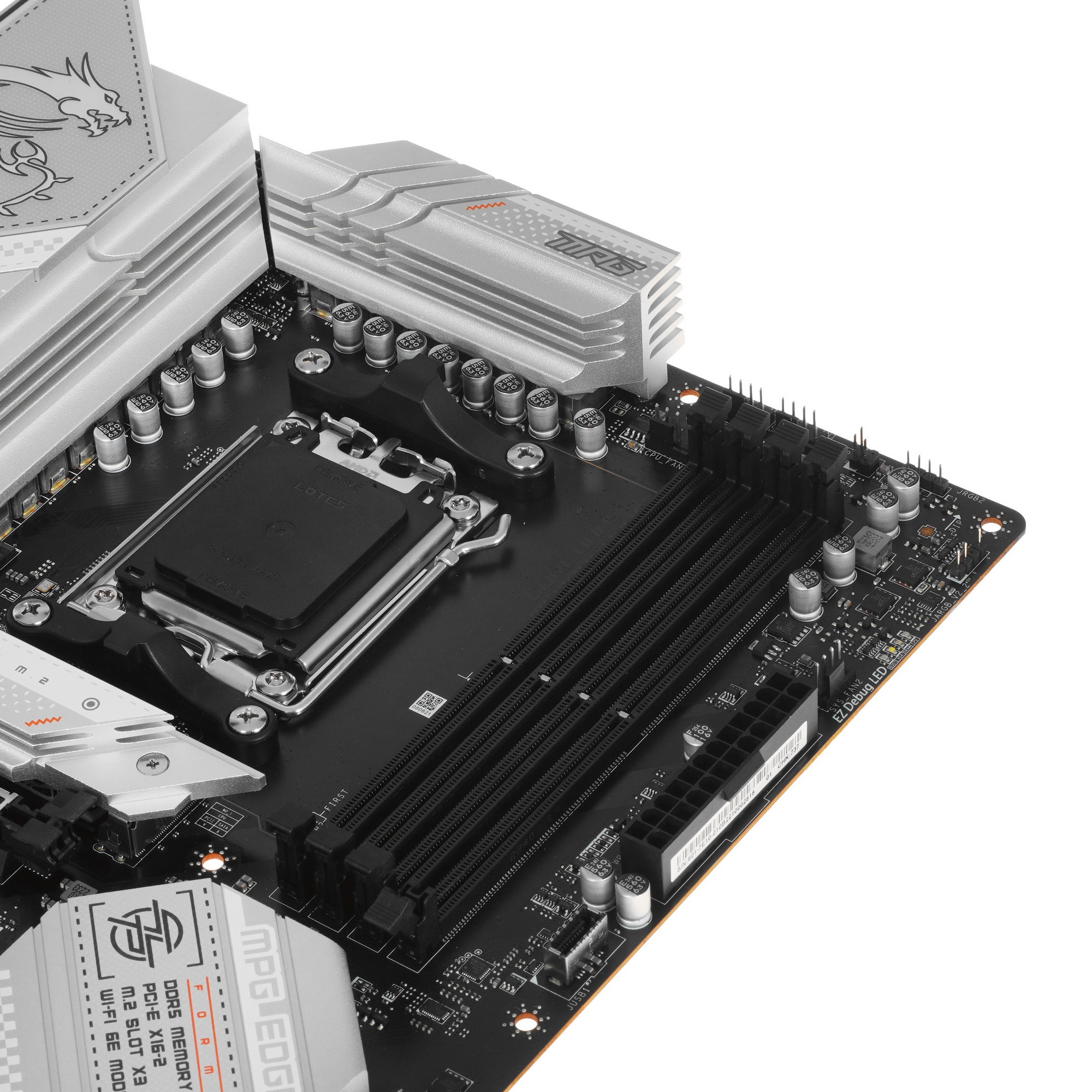 Материнская плата MSI MPG B650 EDGE WIFI, AM5, AMD B650, 4xDDR5, 6xSATA, 3xM.2, 1xPCI-E 5.0 x4, 1xPC