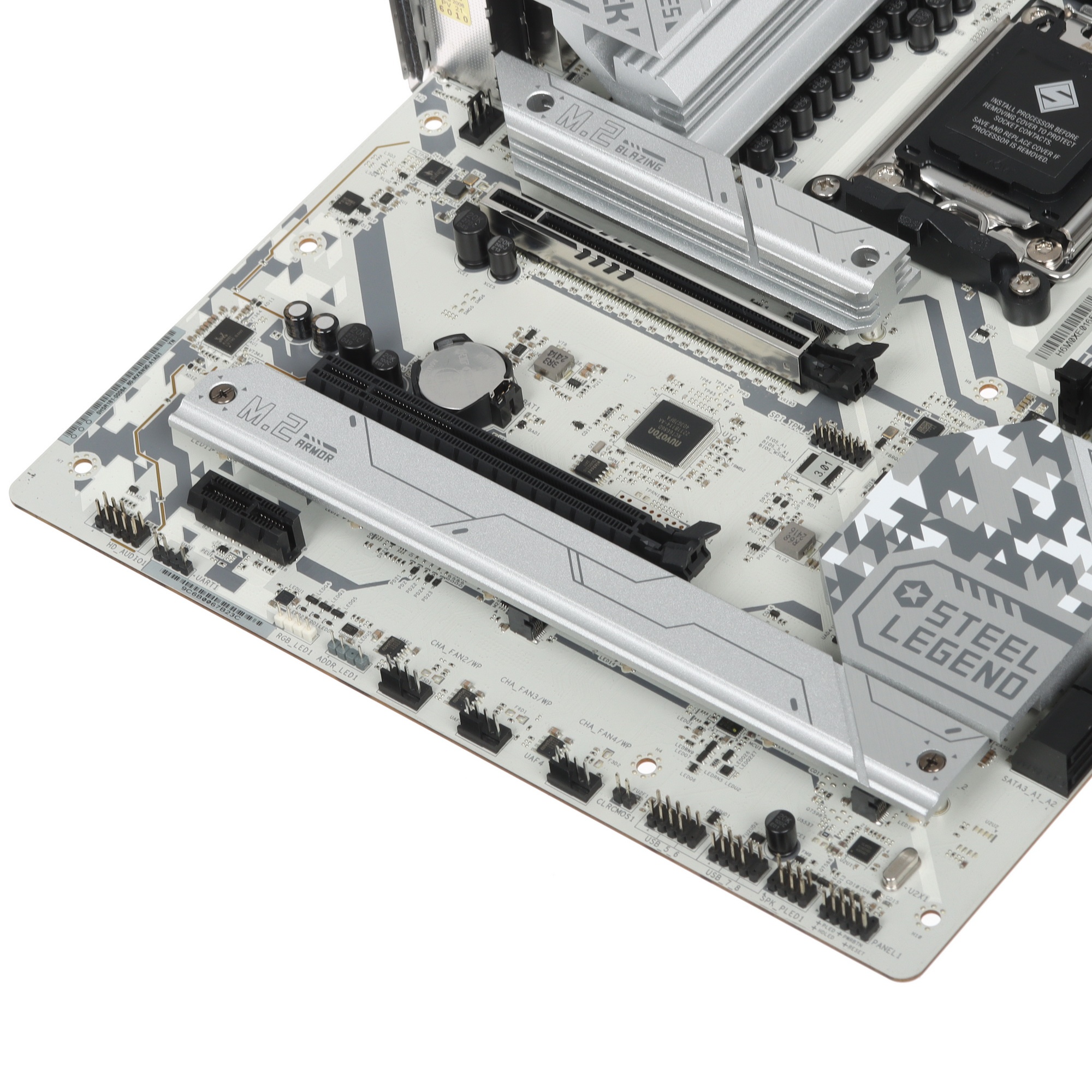 Материнская плата ASRock B650 STEEL LEGEND WIFI, AM5, B650, 4*DDR5, HDMI+DP, 2xSATA3 6.0, M.2 Socket
