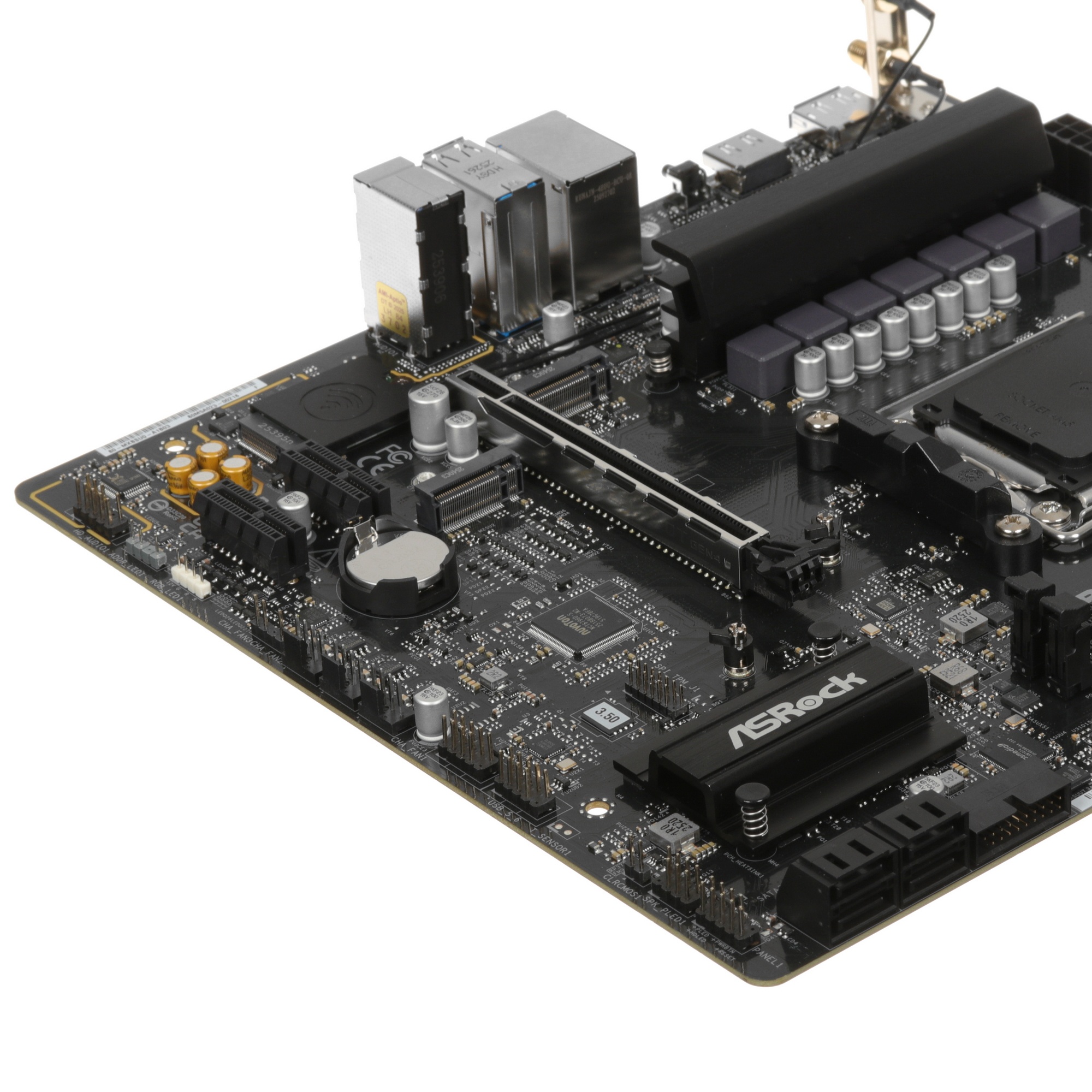 Материнская плата Asrock A620AM-X WiFi Socket AM5 AMD A620A 2xDDR5 mATX AC`97 8ch(7.1) 2.5Gg RAID+HD