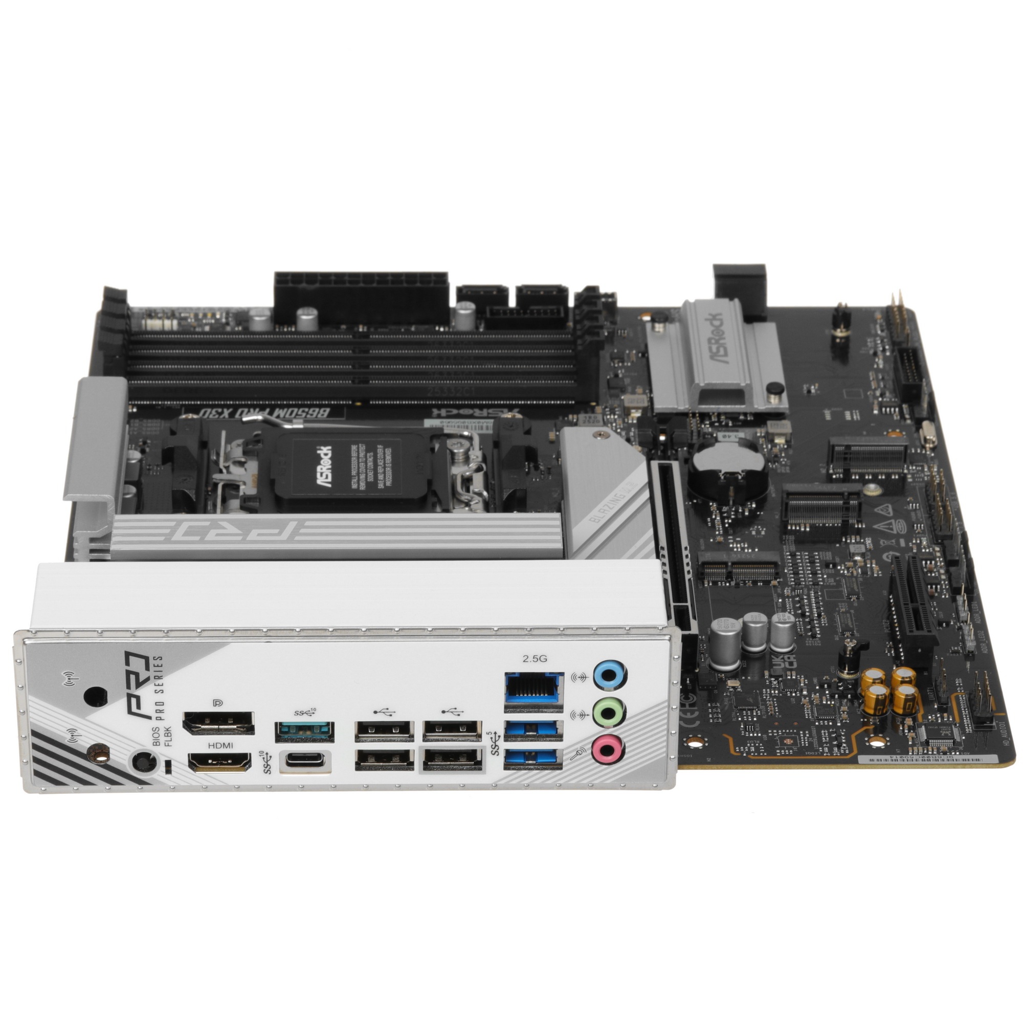 Материнская плата Asrock B650M PRO X3D Socket AM5 AMD B650 4xDDR5 mATX AC`97 8ch(7.1) 2.5Gg RAID+HDM
