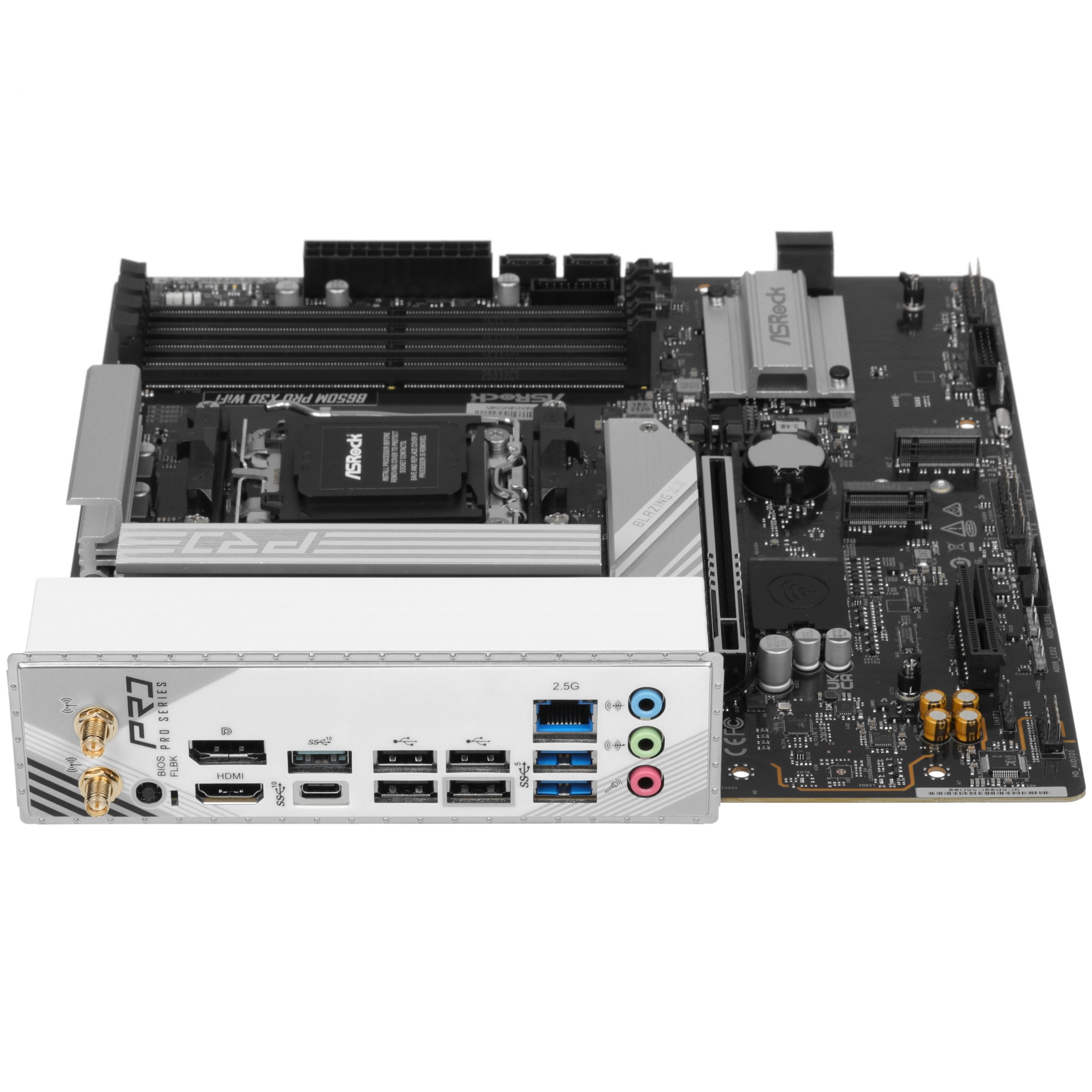 Материнская плата Asrock B650M PRO X3D WIFI Socket AM5 AMD B650 4xDDR5 mATX AC`97 8ch(7.1) 2.5Gg RAI