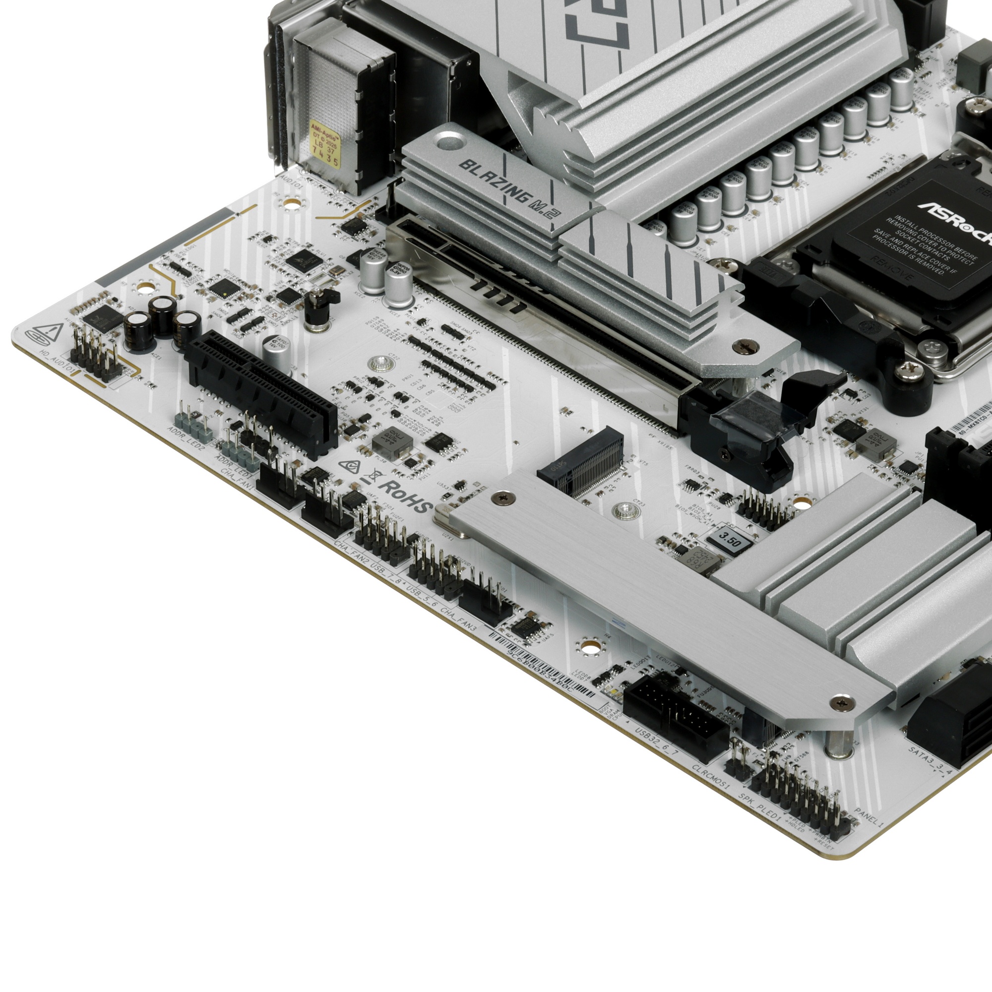 Материнская плата Asrock B850M Pro Plus WiFi Socket AM5 AMD B850 4xDDR5 mATX AC`97 8ch(7.1) 2.5Gg RA