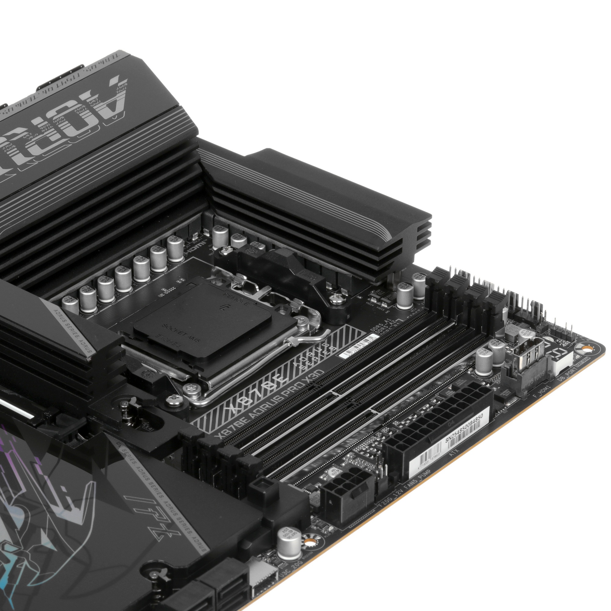Материнская плата Gigabyte X870E AORUS PRO X3D Socket AM5 AMD X870E 4xDDR5 ATX AC`97 8ch(7.1) 5Gigab