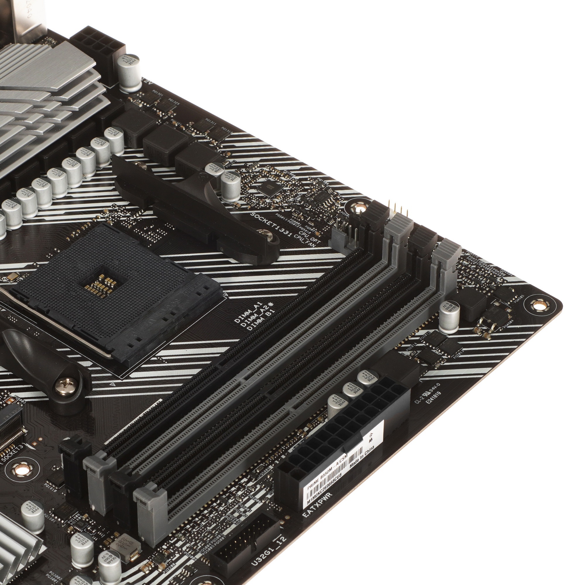 Материнская плата ASUS PRIME B550M-A/CSM, Socket AM4, B550, 2*DDR4, D-Sub+DVI+HDMI, SATA3 + RAID, Au