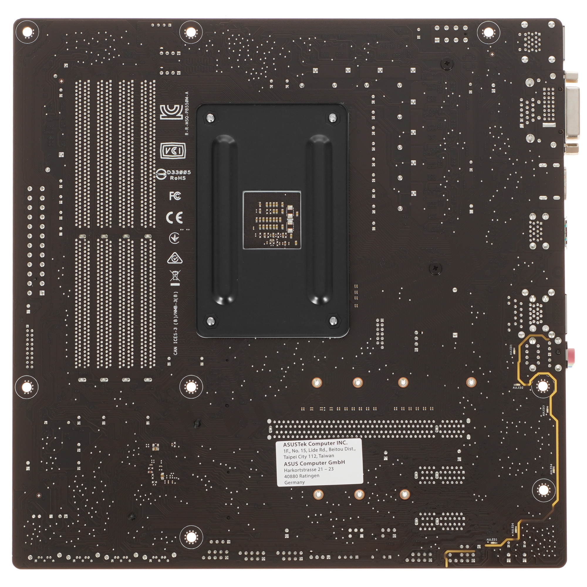 Материнская плата ASUS PRIME B550M-A/CSM, Socket AM4, B550, 2*DDR4, D-Sub+DVI+HDMI, SATA3 + RAID, Au