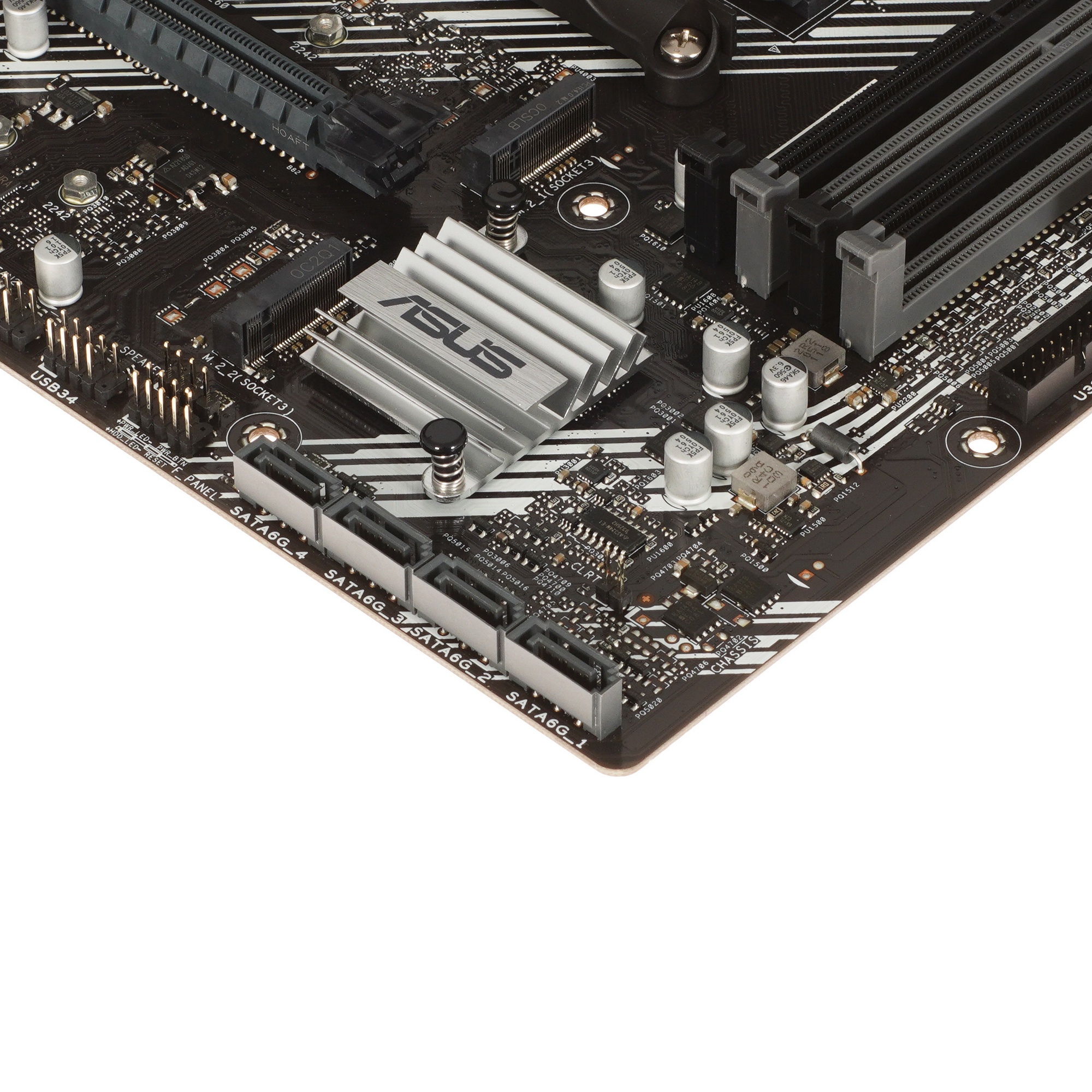 Материнская плата ASUS PRIME B550M-A/CSM, Socket AM4, B550, 2*DDR4, D-Sub+DVI+HDMI, SATA3 + RAID, Au