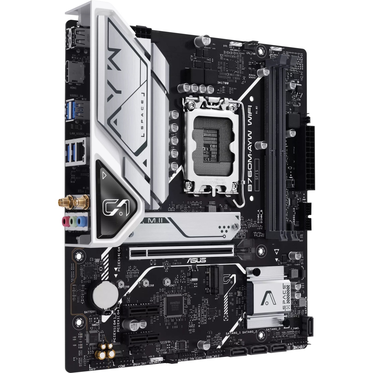 Материнская плата ASUS B760M-AYW WIFI-SI