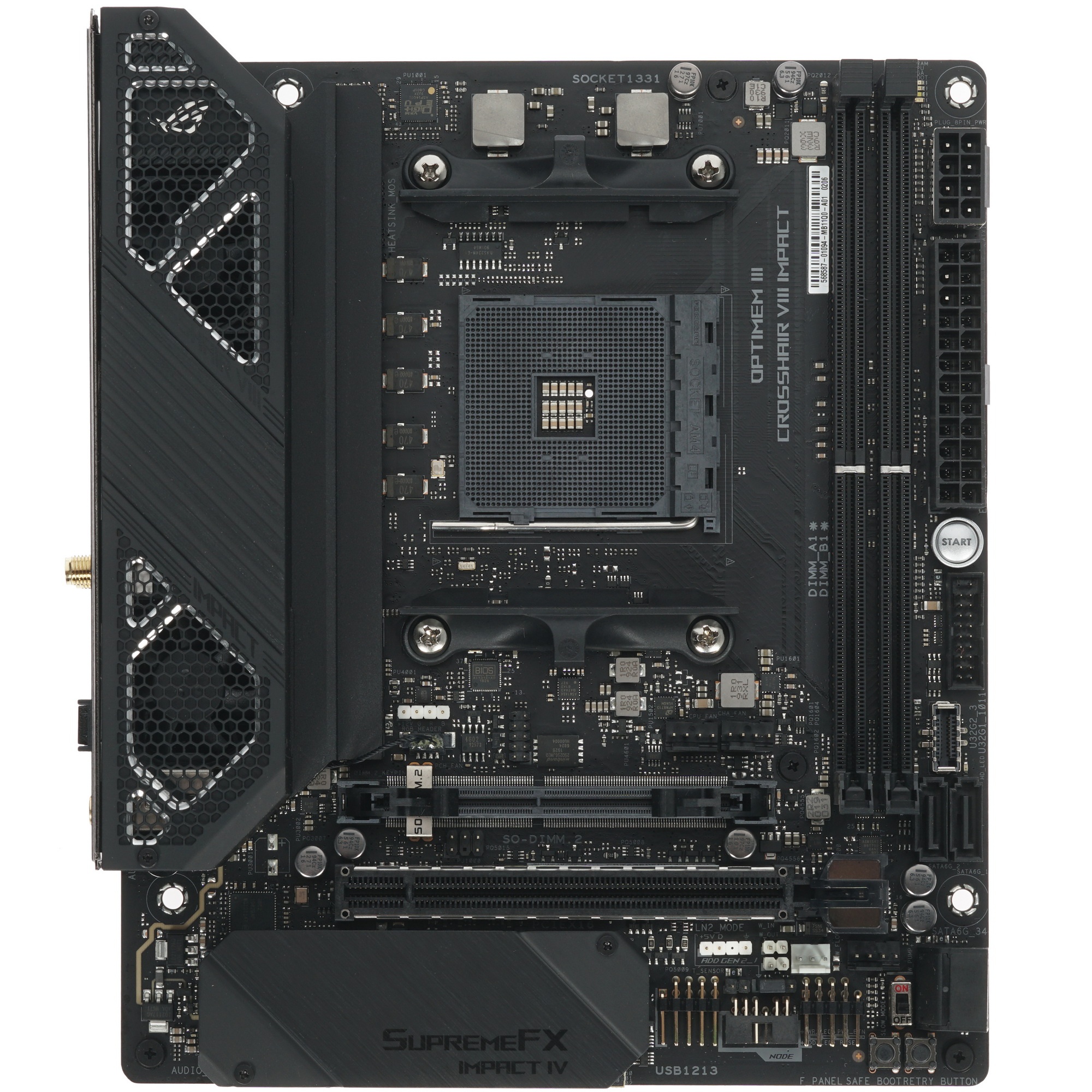 Материнская плата ASUS ROG CROSSHAIR VIII IMPACT /ROG,AM4,X570,USB3.2,M.2,MB