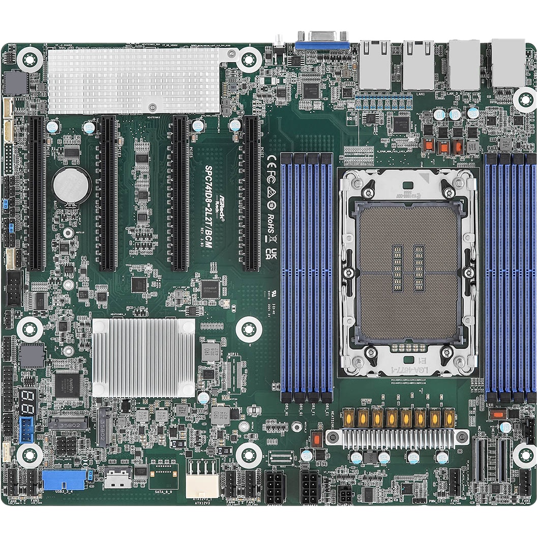 Материнская плата ASRock SPC741D8-2L2T/BCM