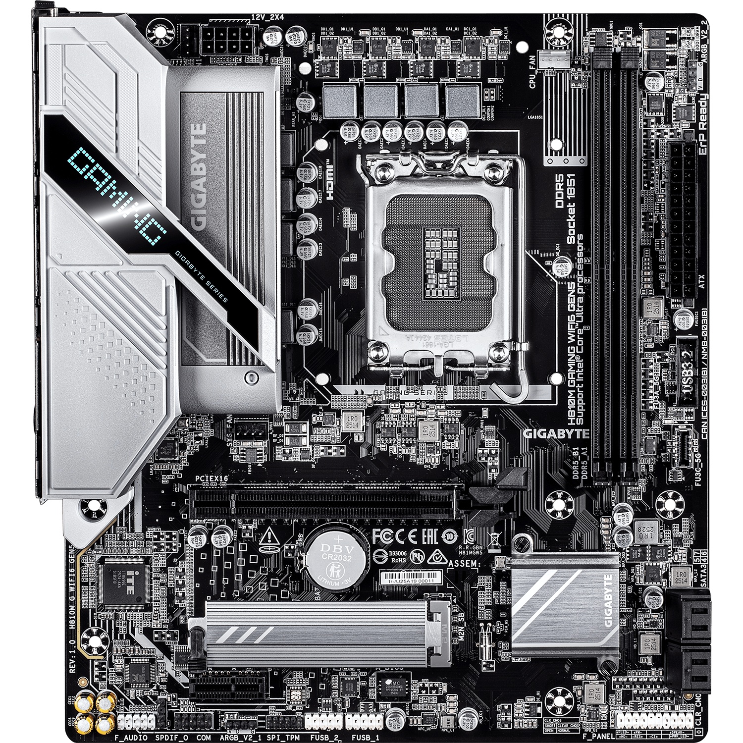 Материнская плата Gigabyte H810M G WIFI6 GEN5