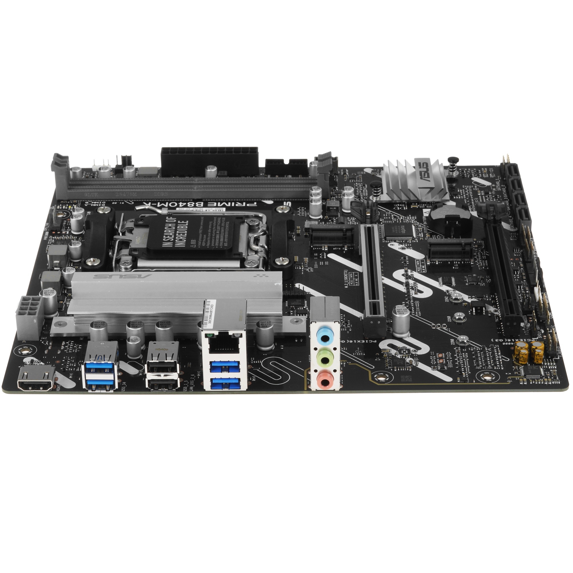 Материнская плата Asus PRIME B840M-K Socket AM5 AMD B840 2xDDR5 mATX AC`97 8ch(7.1) 2.5Gg RAID+HDMI