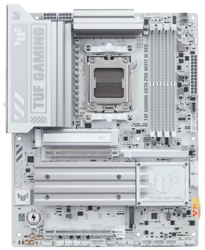 Материнская плата Asus TUF GAMING X870-PRO WIFI7 W NEO Socket AM5 AMD X870 4xDDR5 ATX AC`97 8ch(7.1)