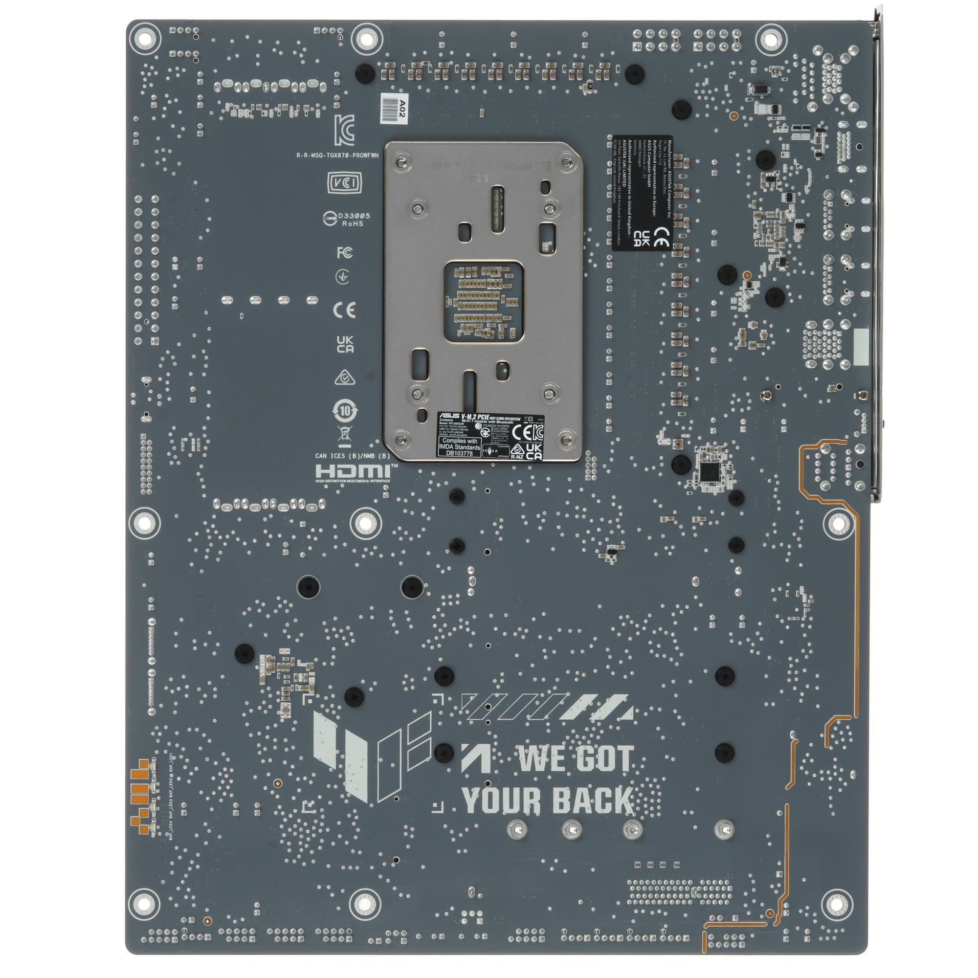 Материнская плата Asus TUF GAMING X870-PRO WIFI7 W NEO Socket AM5 AMD X870 4xDDR5 ATX AC`97 8ch(7.1)